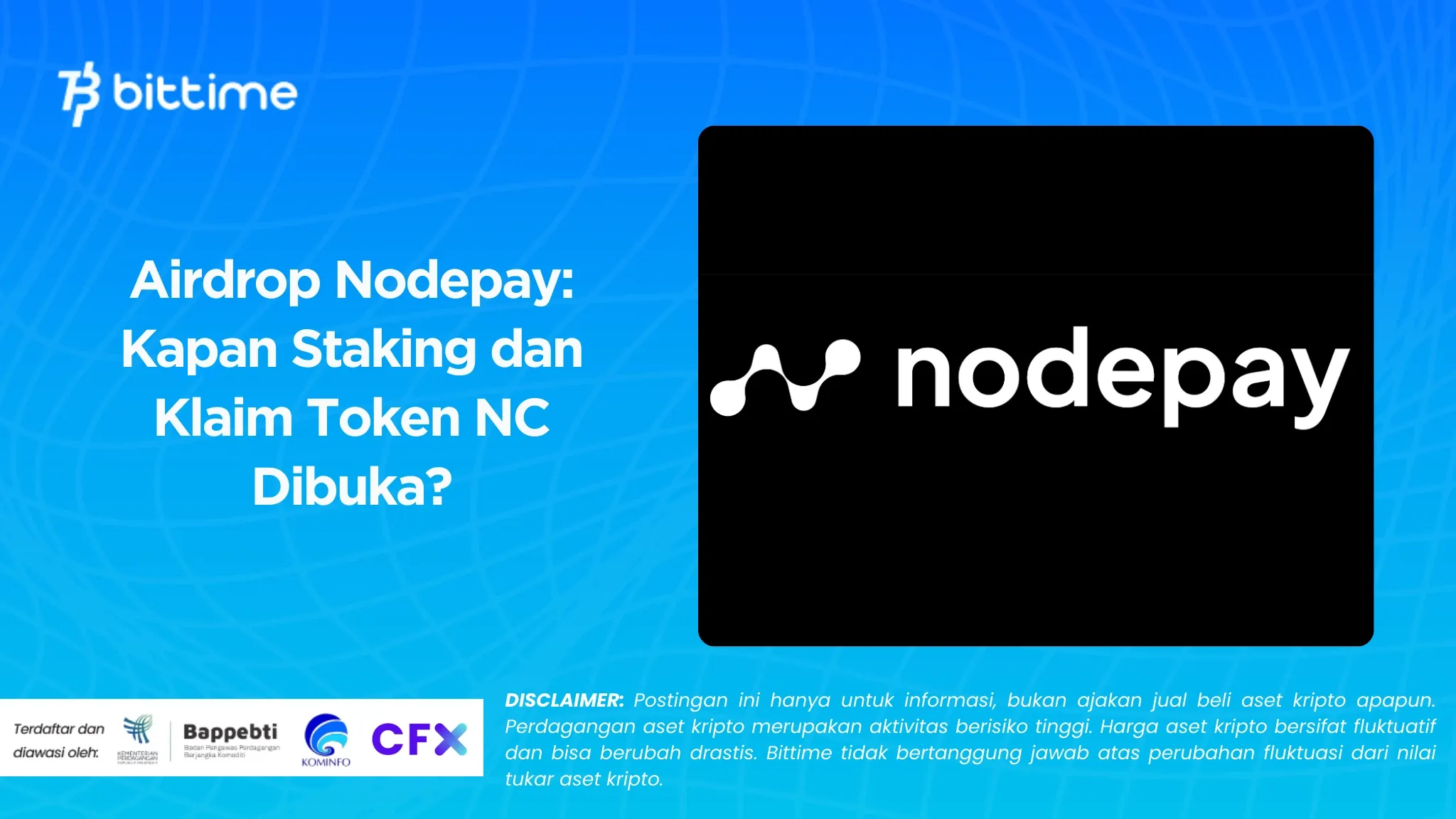 Airdrop Nodepay, Klaim Token NC