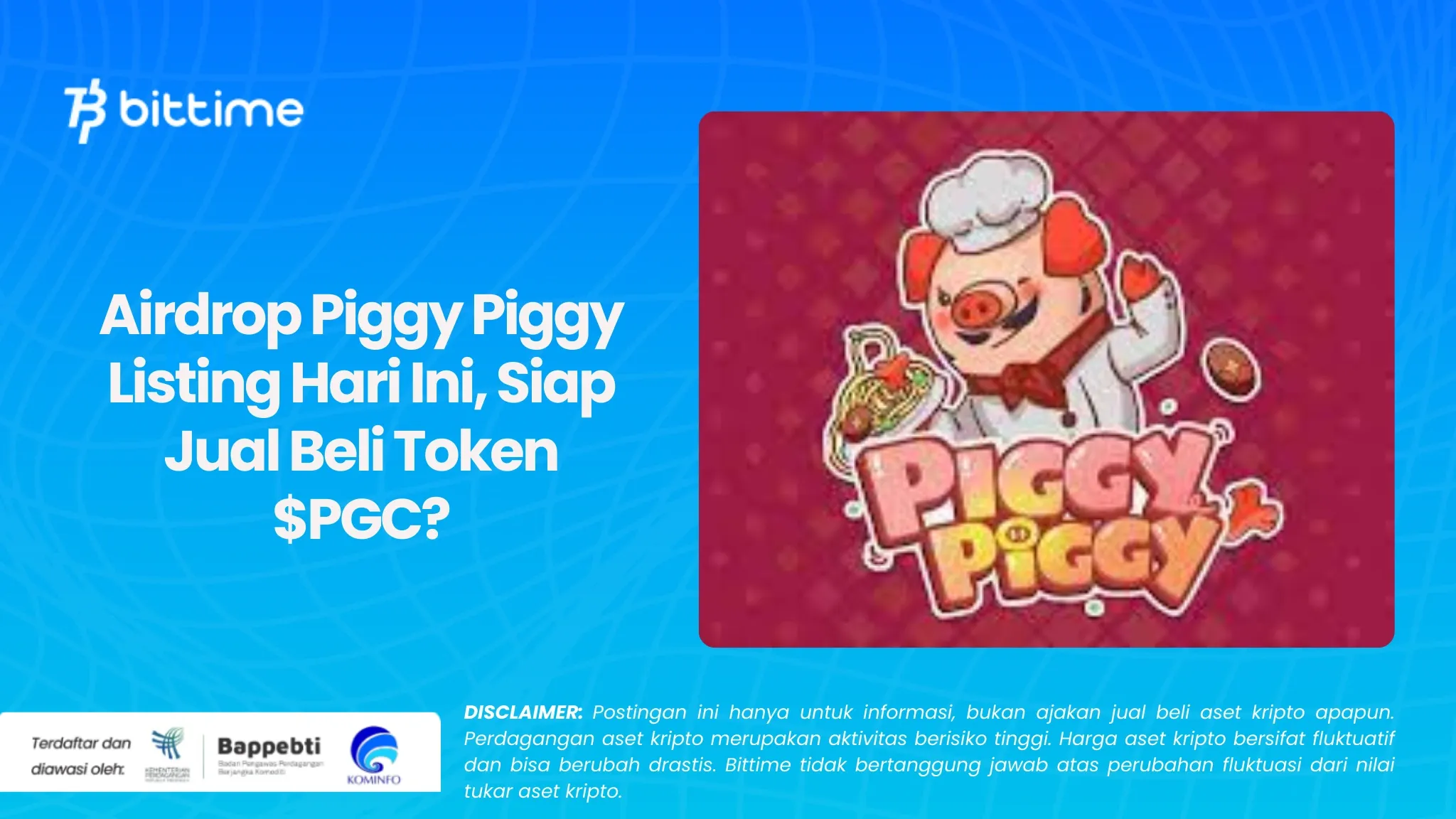 Airdrop Piggy Piggy Listing Hari Ini, Siap Jual Beli Token $PGC?