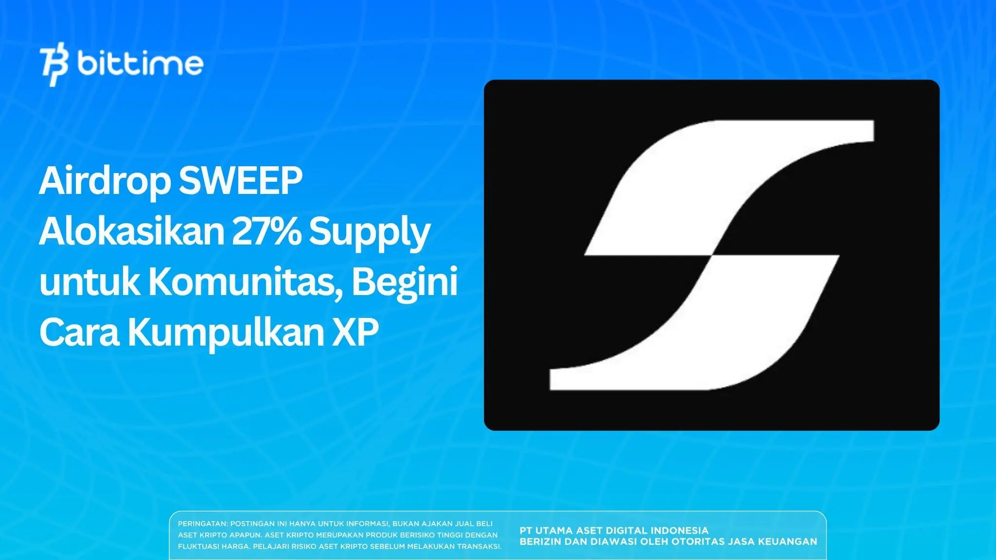 Airdrop SWEEP Alokasikan 27% Supply untuk Komunitas