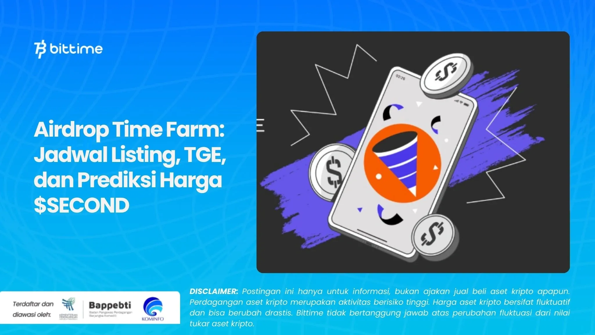 Airdrop Time Farm Jadwal Listing, TGE, dan Prediksi Harga $SECOND