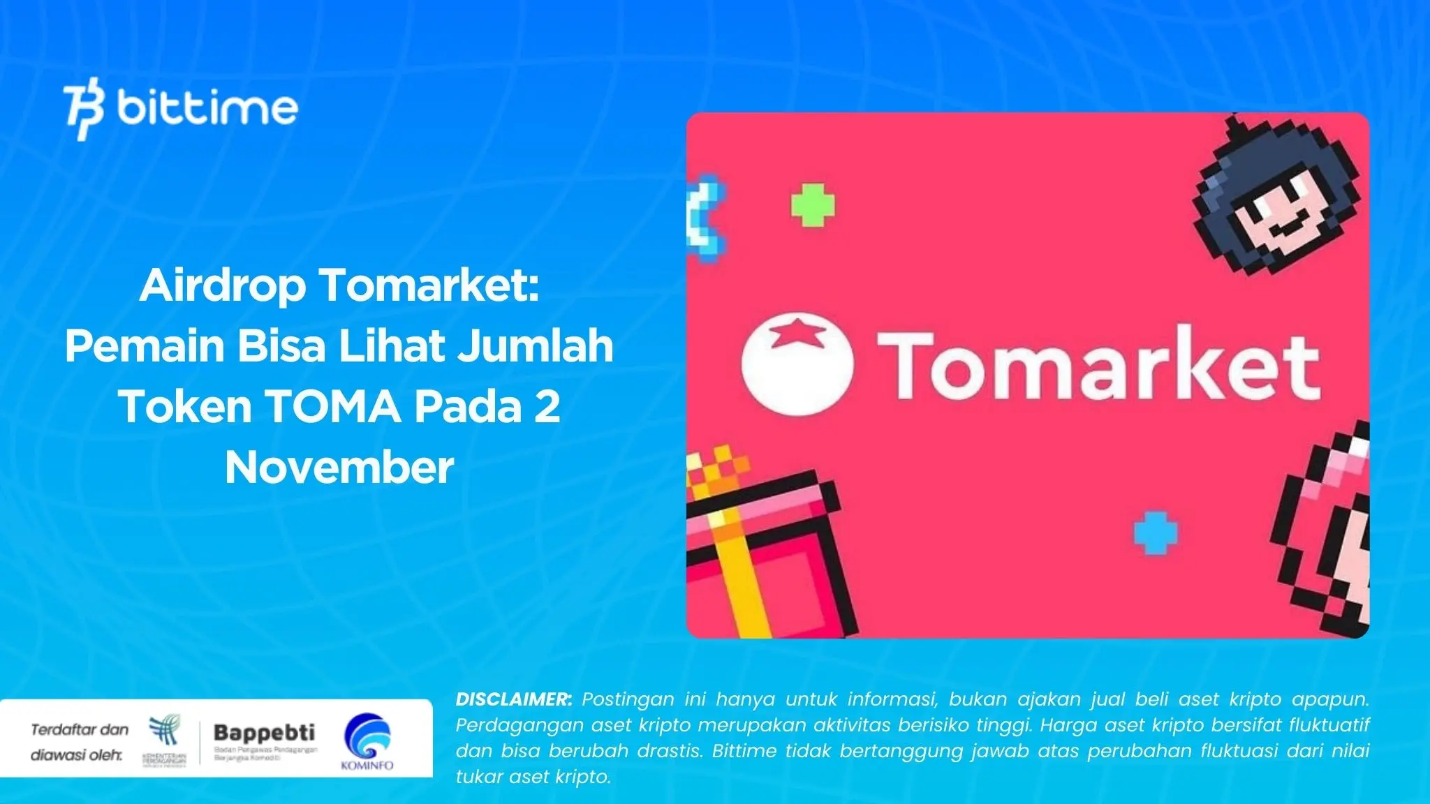Airdrop Tomarket Pemain Bisa Lihat Jumlah Token TOMA Pada 2 November.webp