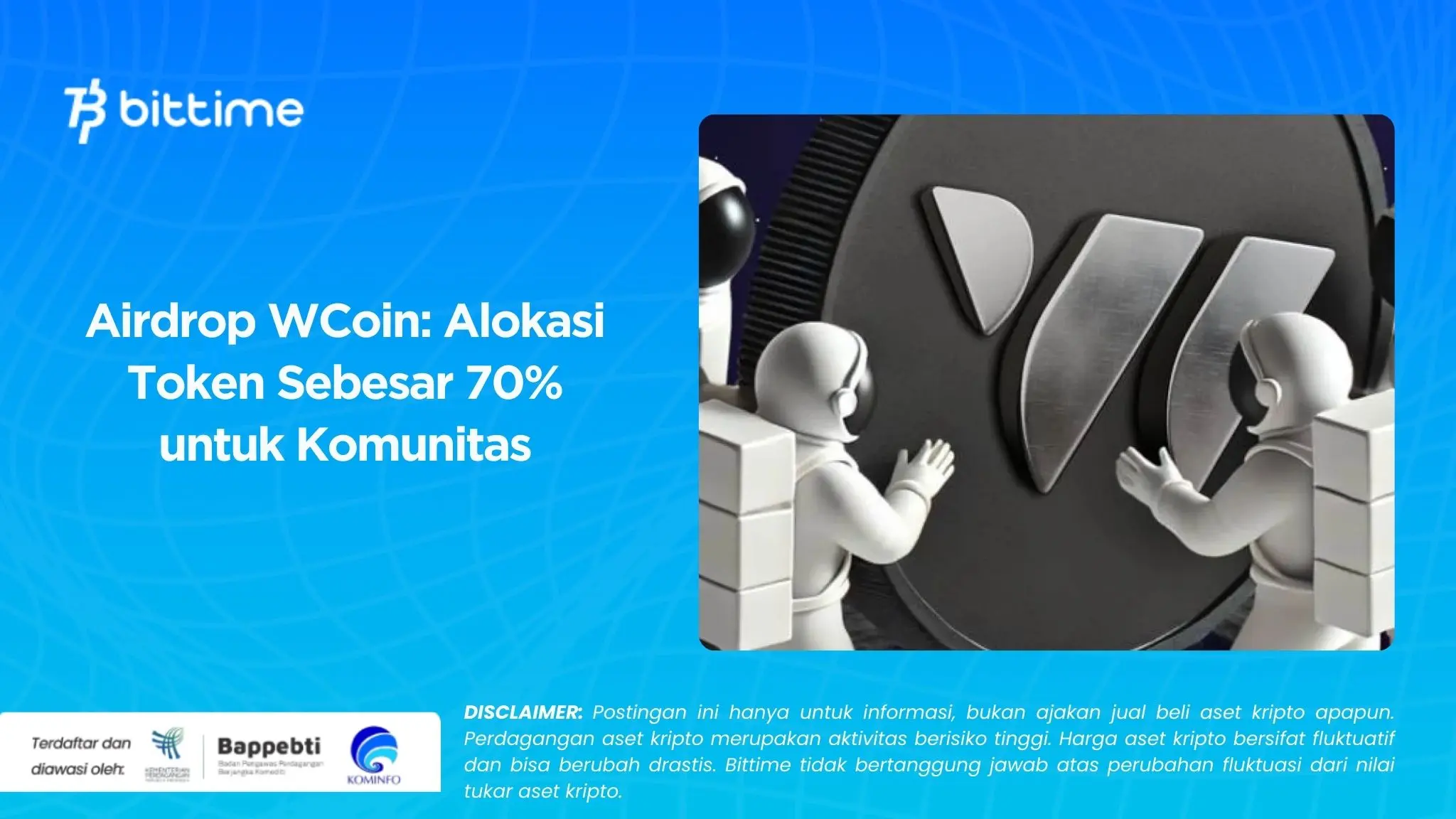 Airdrop WCoin Alokasi Token Sebesar 70% untuk Komunitas.webp