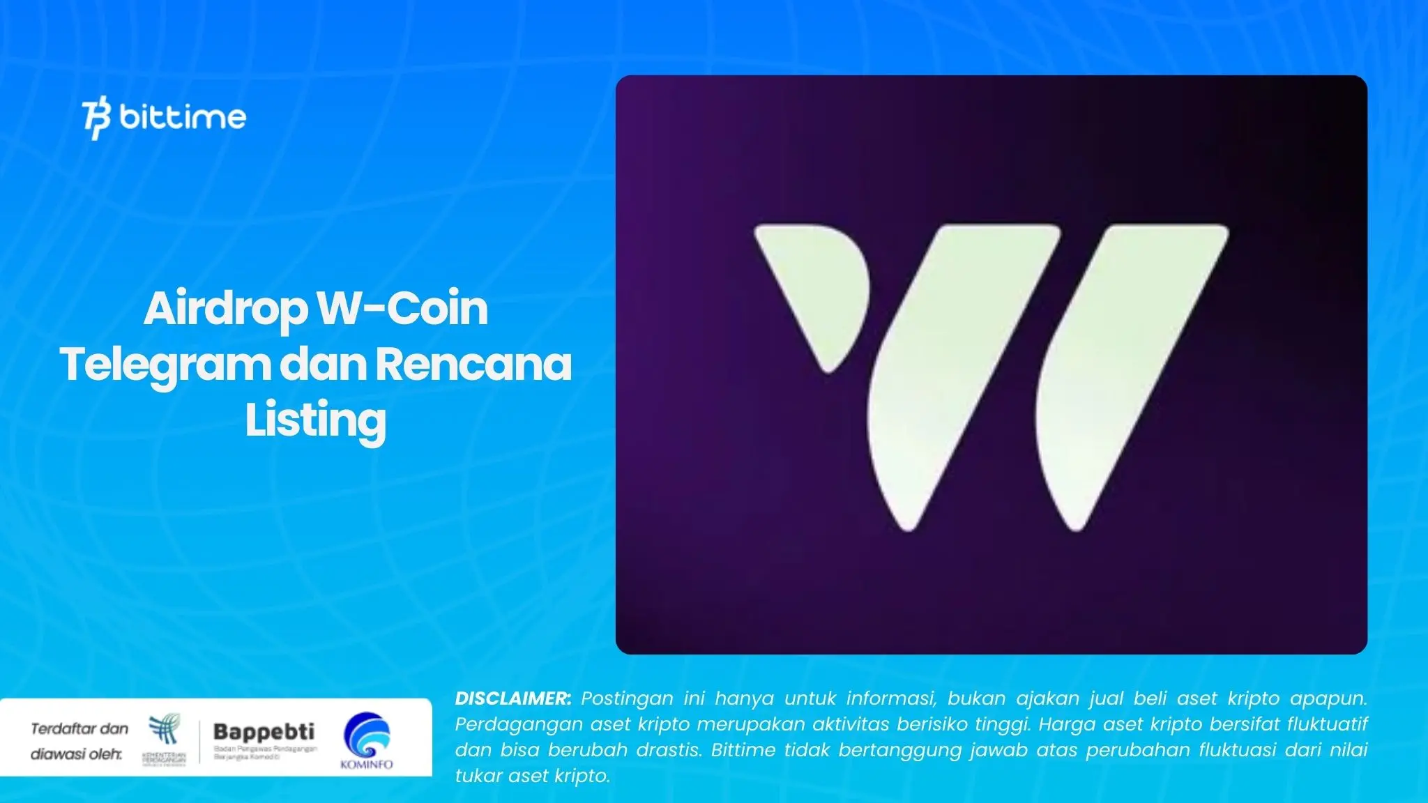 Airdrop W-Coin Telegram dan Rencana Listing.webp