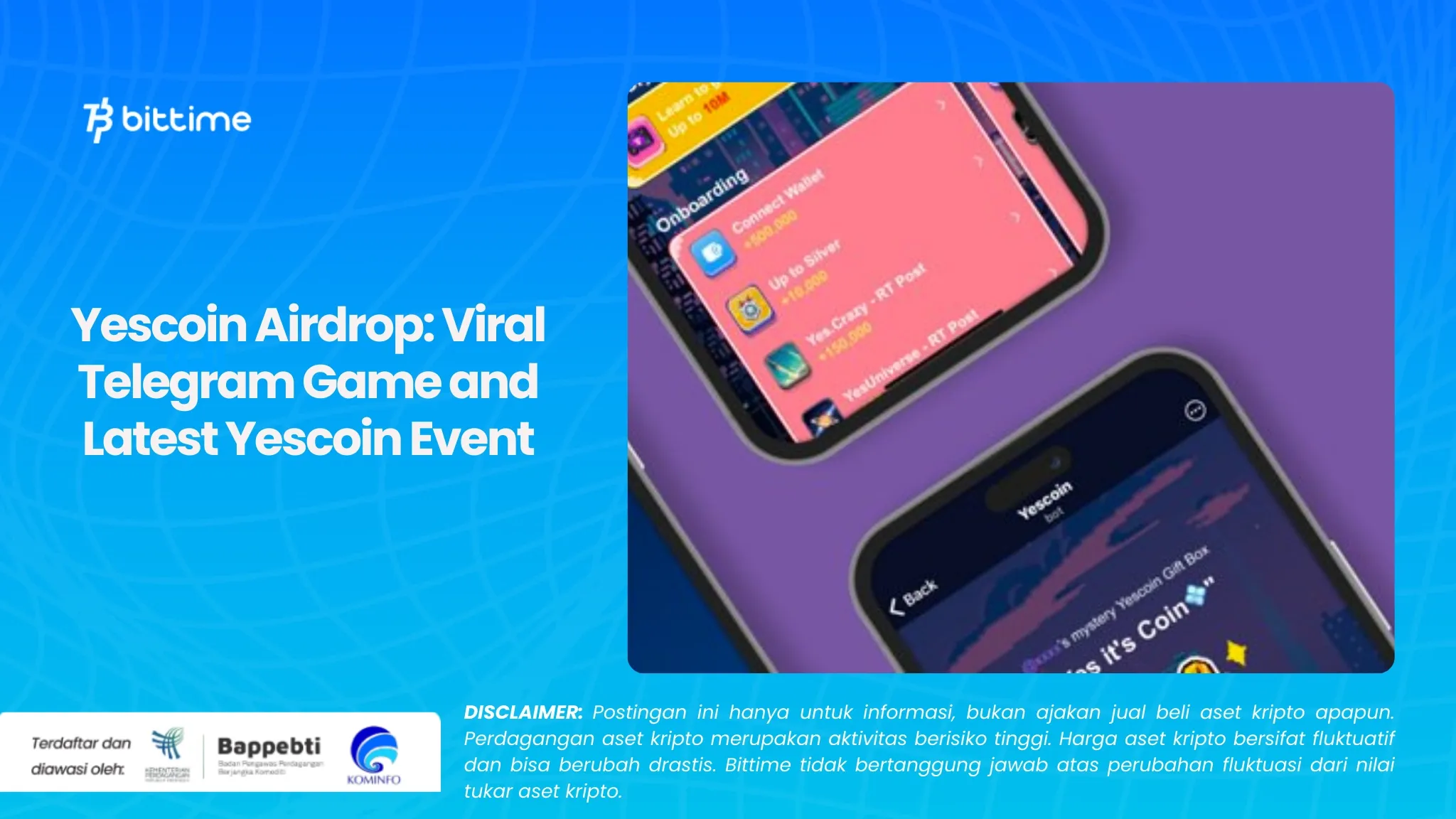 Airdrop Yescoin: Game Telegram Viral dan Event Yescoin Terbaru