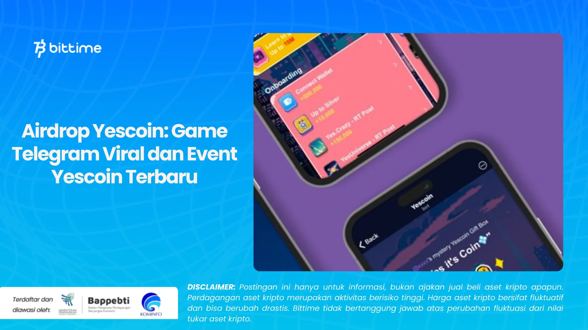 Airdrop Yescoin: Game Telegram Viral dan Event Yescoin Terbaru