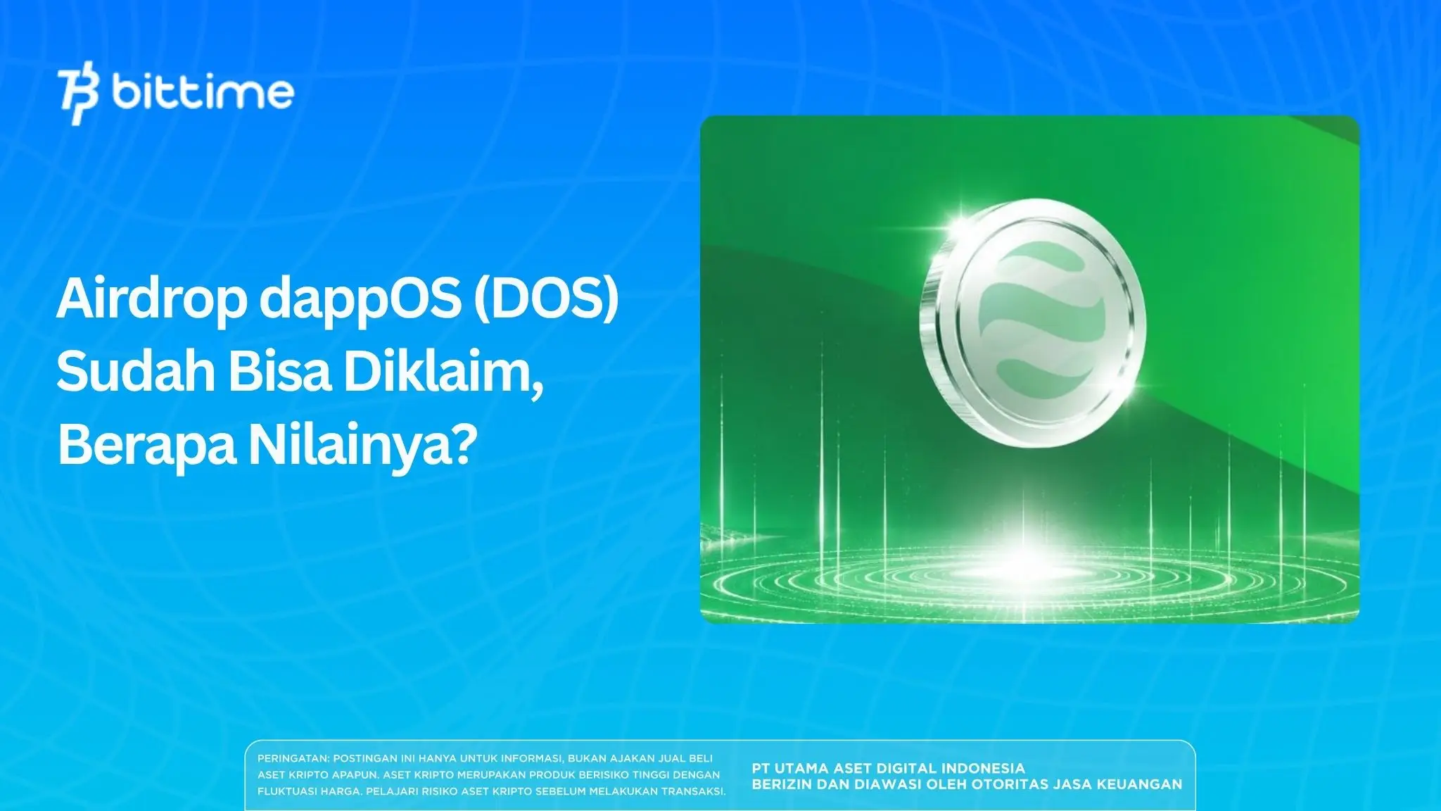 Airdrop dappOS (DOS) Sudah Bisa Diklaim, Berapa Nilainya?