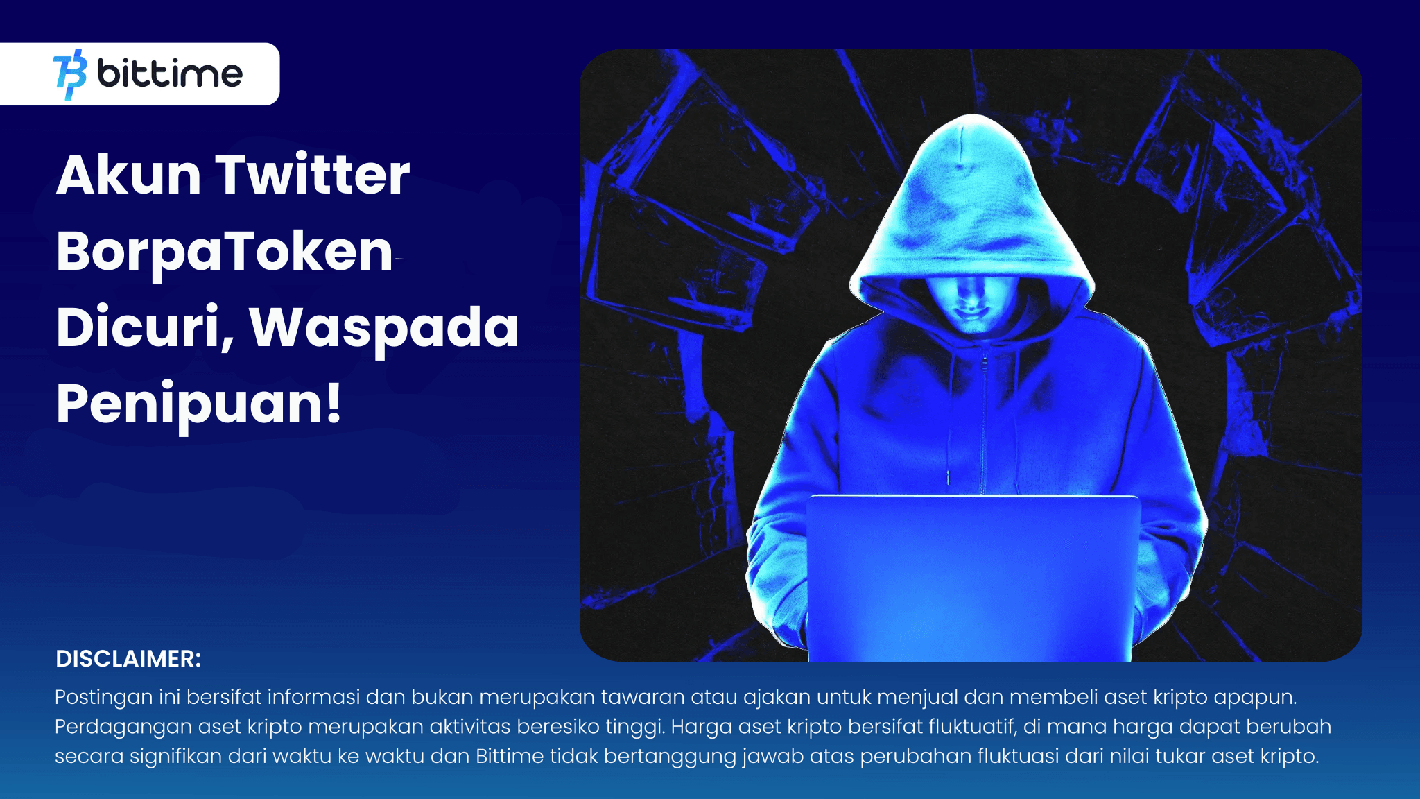 Akun Twitter BorpaToken Dicuri, Waspada Penipuan!