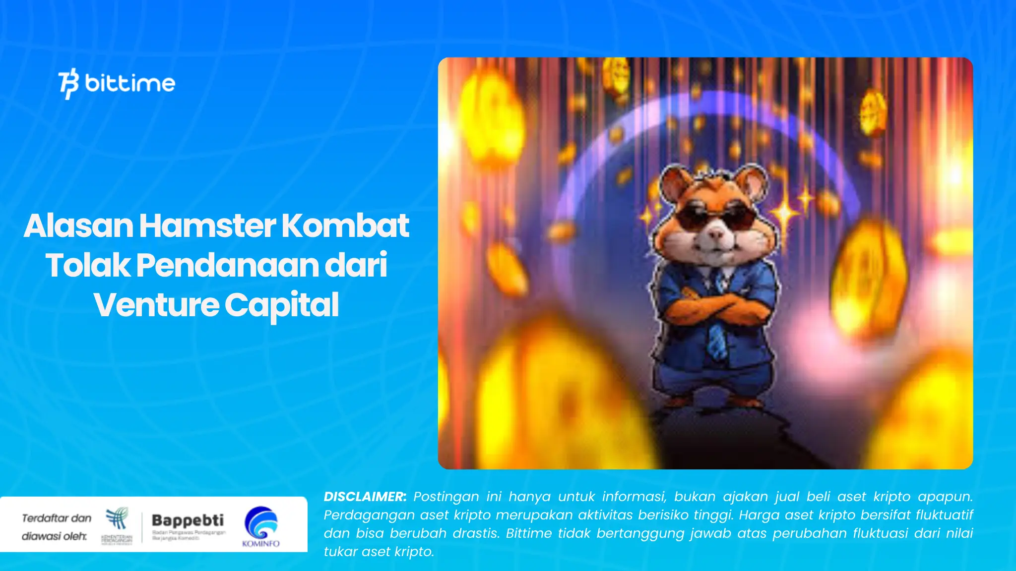 Alasan Hamster Kombat Tolak Pendanaan dari Venture Capital