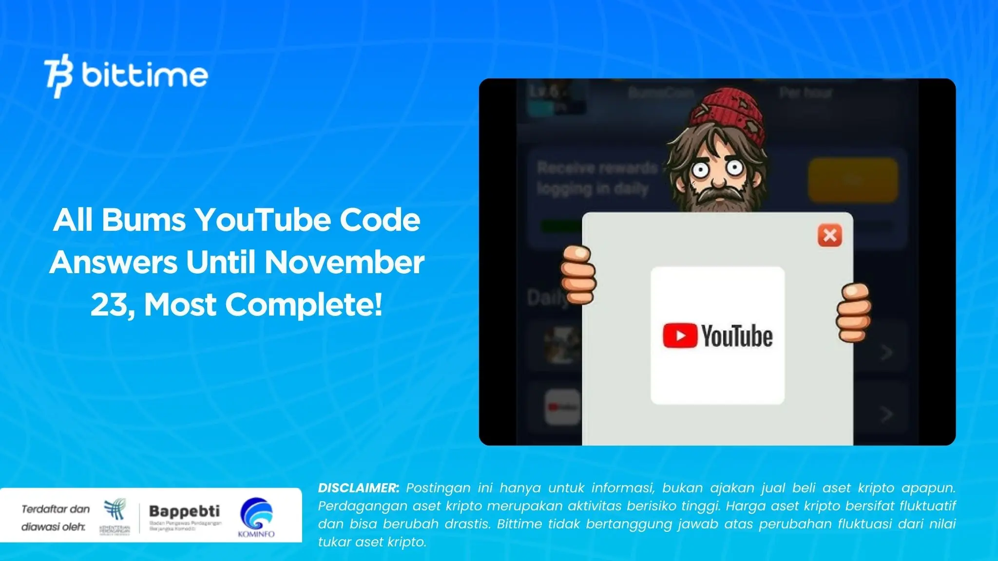 All Bums YouTube Code Answers Until November 23, Most Complete!.webp