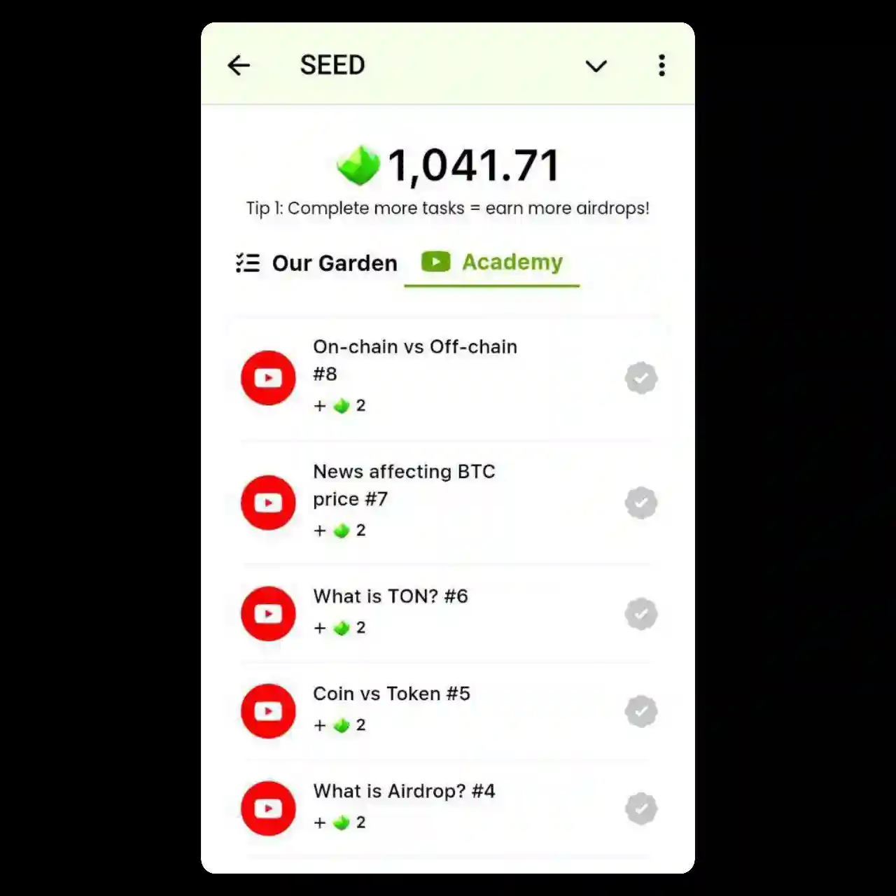 All Latest SEED Academy YouTube Code Answers - code list.webp