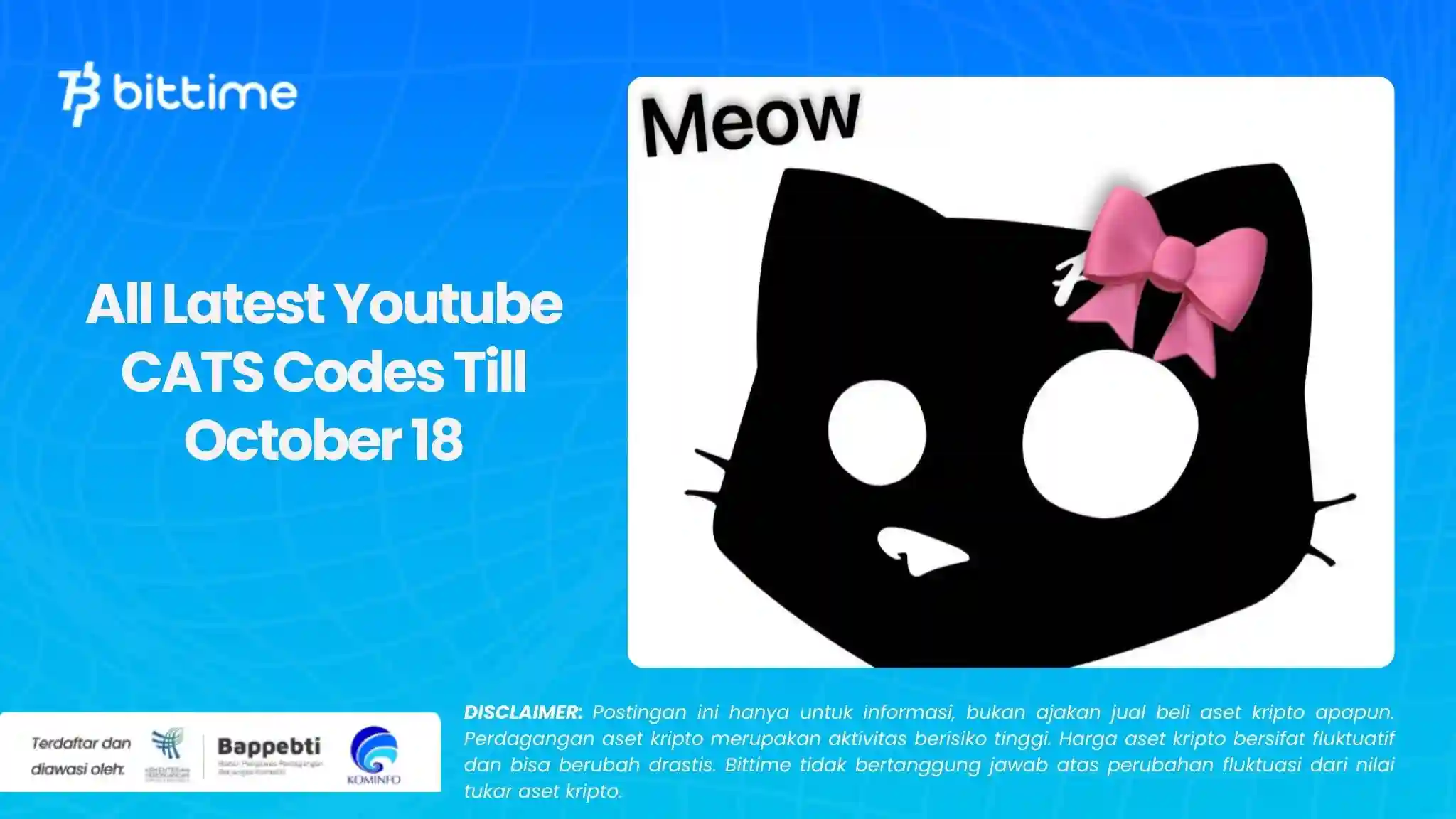 All Latest Youtube CATS Codes Till October 18.webp