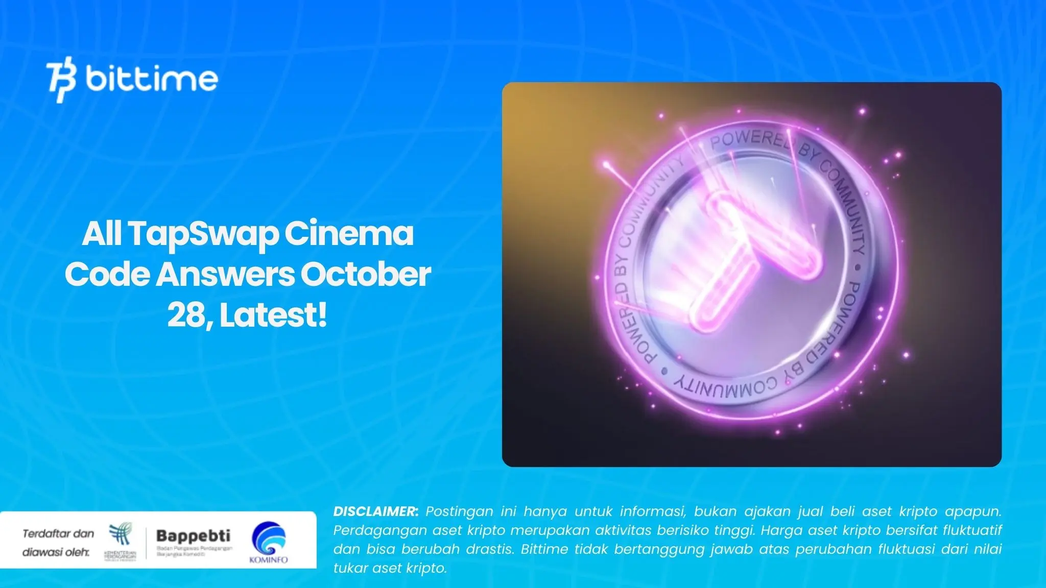 All TapSwap Cinema Code Answers October 28, Latest!.webp