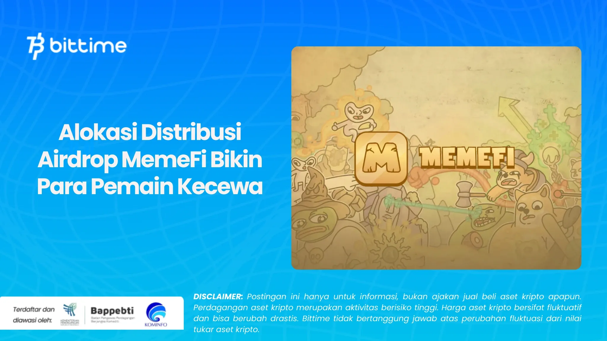 Alokasi Distribusi Airdrop MemeFi Bikin Para Pemain Kecewa