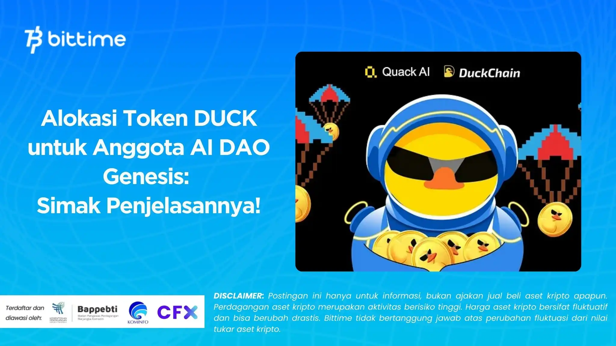 Alokasi Token DUCK untuk Anggota AI DAO Genesis Simak Penjelasannya!.webp