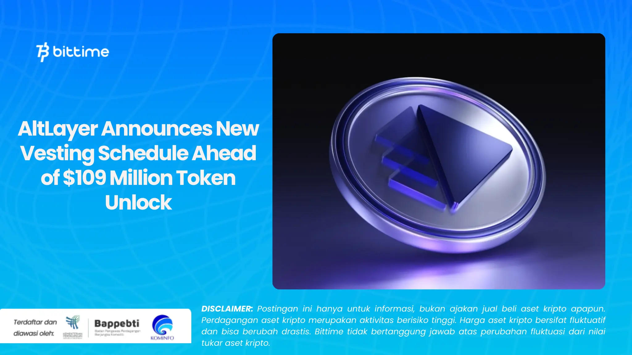 AltLayer Announces New Vesting Schedule Ahead of $109 Million Token Unlock