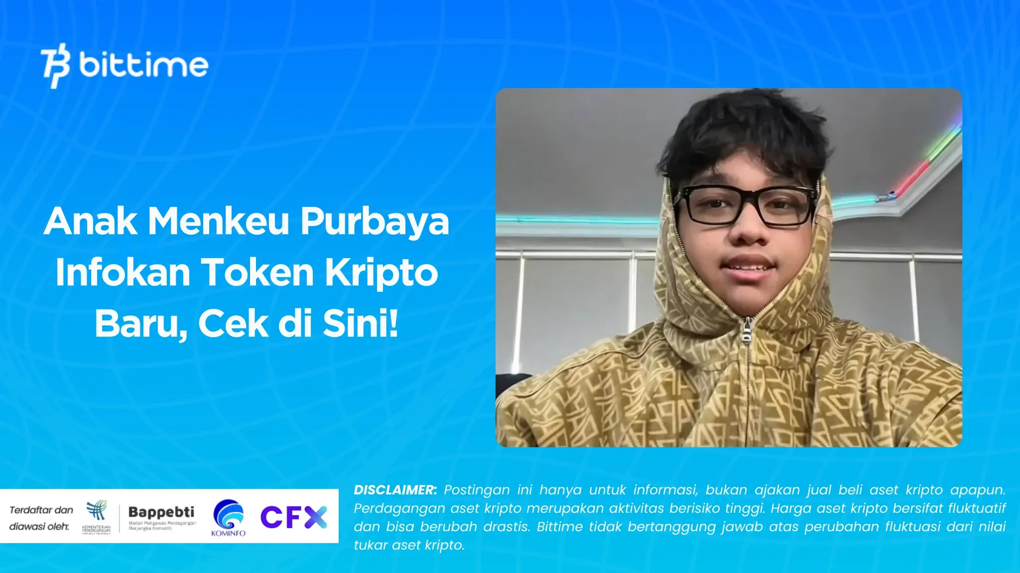 Anak Menkeu Purbaya Infokan Token Kripto Baru, Cek di Sini!