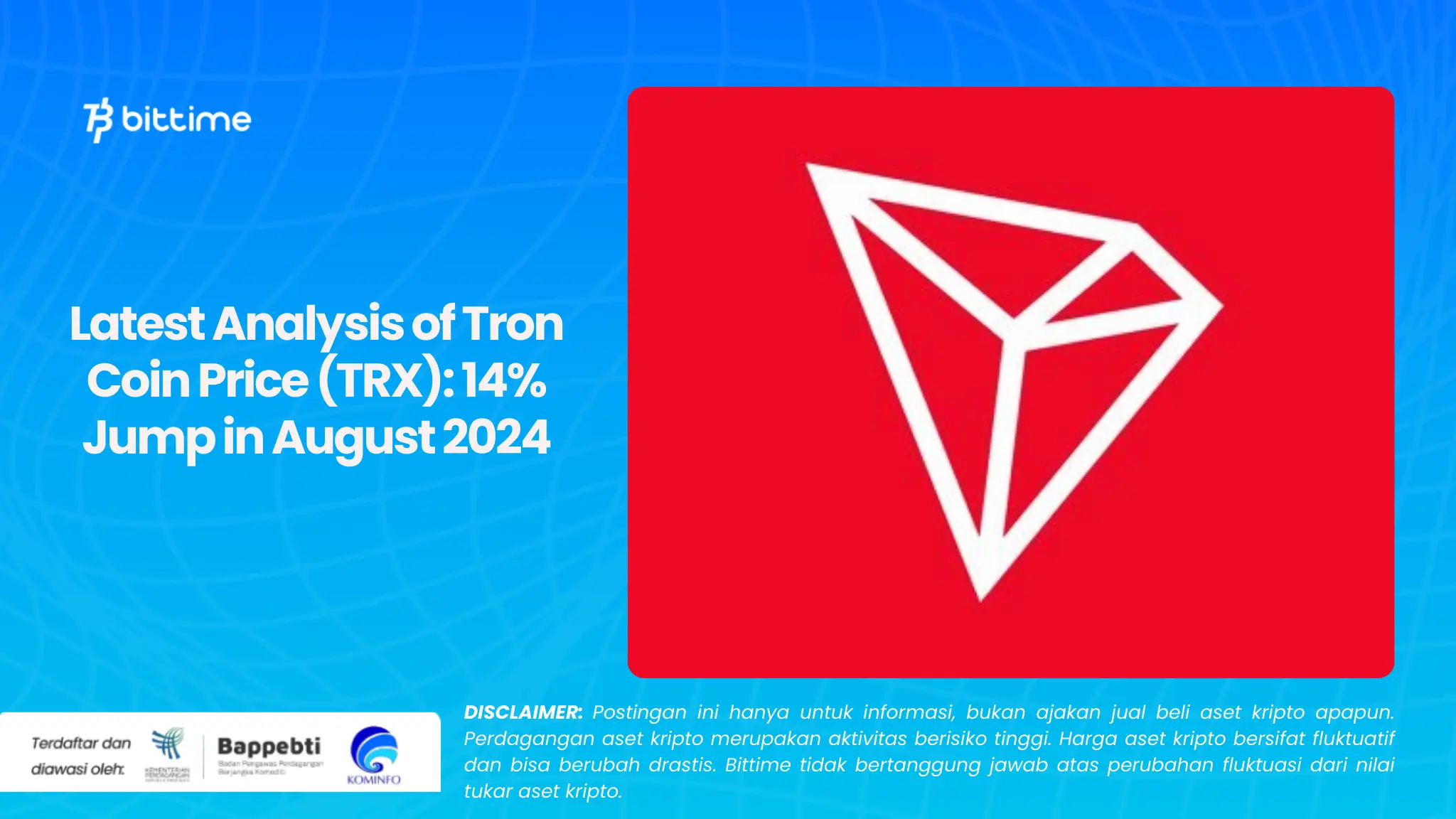 Latest Analysis of Tron Coin Price (TRX): 14% Jump in August 2024