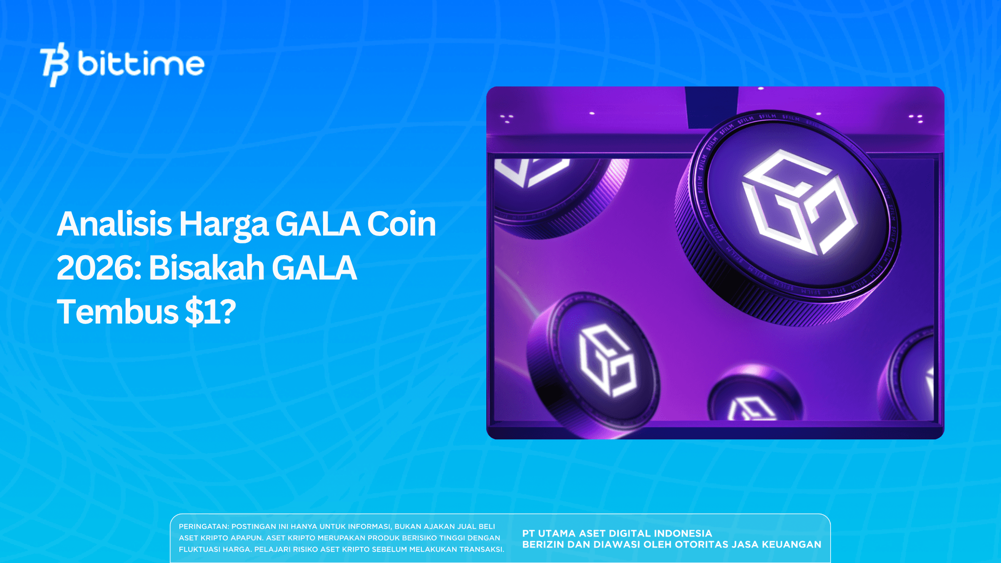 Analisis Harga GALA Coin 2026: Bisakah GALA Tembus $1?