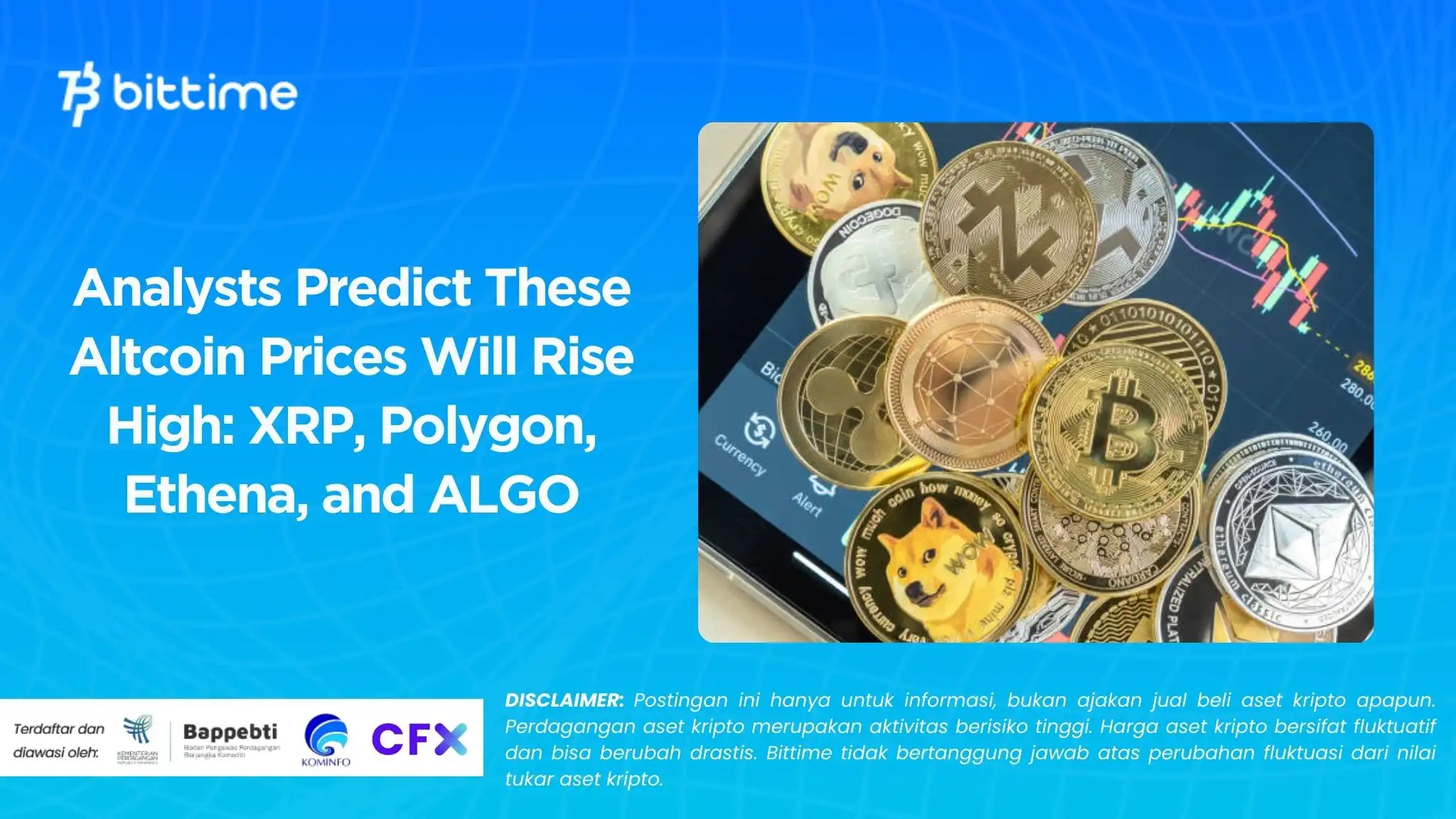 Analysts Predict These Altcoin Prices Will Rise High: XRP, Polygon, Ethena, and ALGO