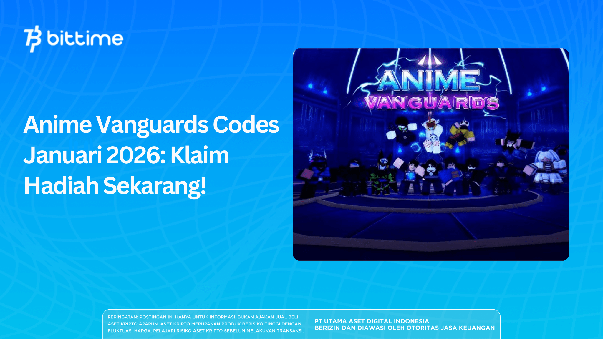 Anime Vanguards Codes Januari 2026: Klaim Hadiah Sekarang!