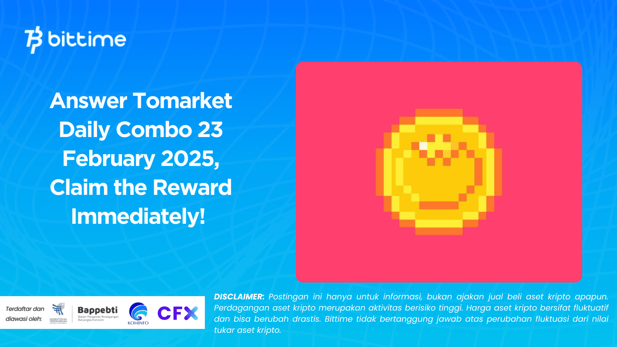 Answer Tomarket Daily Combo 23 February 2025, Claim the Reward Immediately! .png