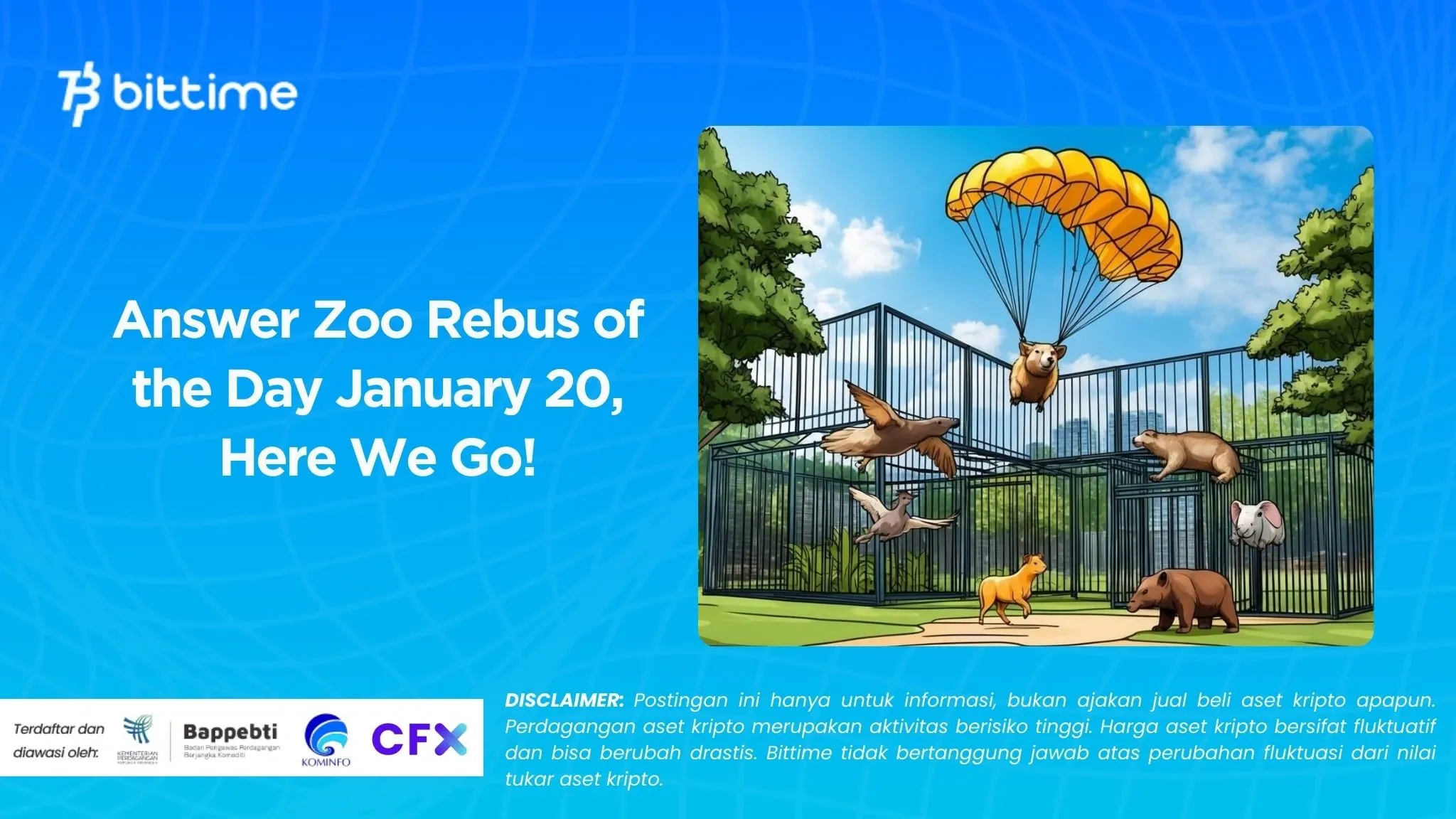 Answer Zoo Rebus of the Day January 20, Here We Go!