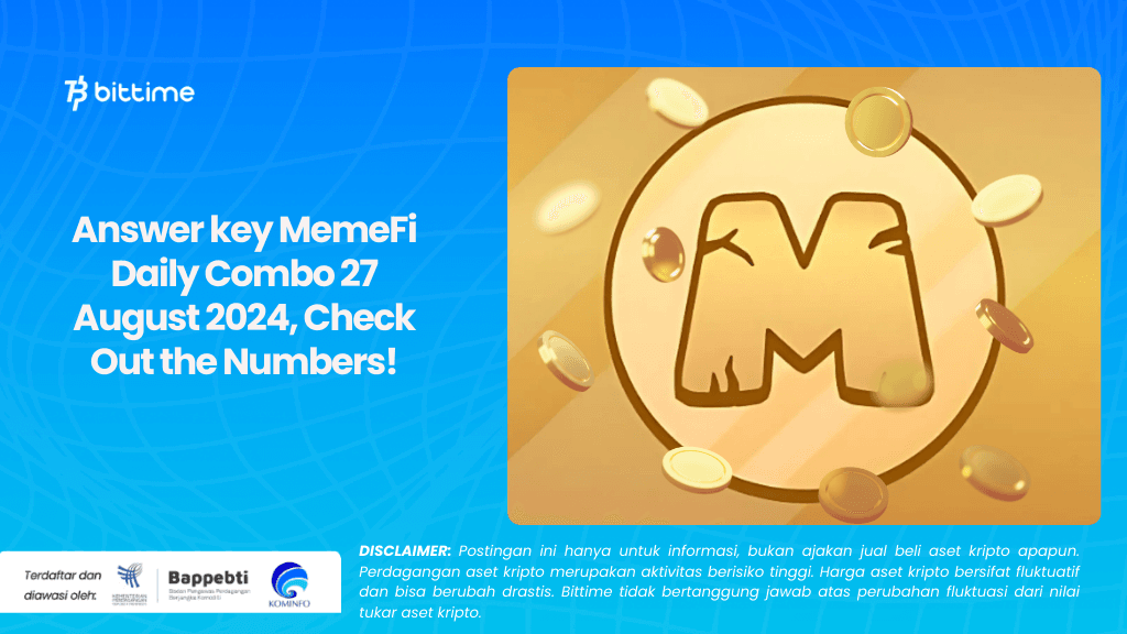 Answer key MemeFi Daily Combo 27 August 2024, Check Out the Numbers!