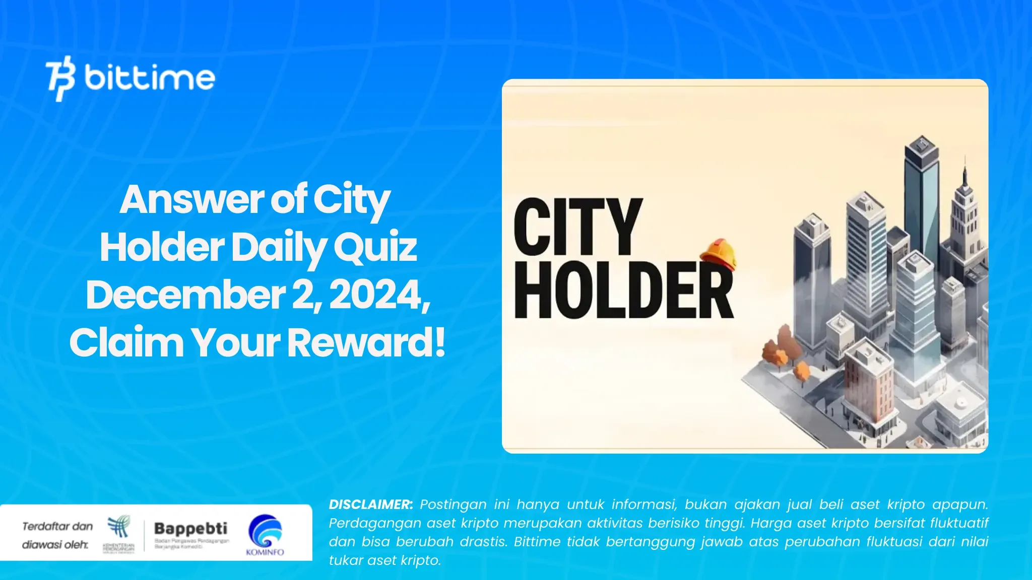 Answer of City Holder Daily Quiz December 2, 2024.webp