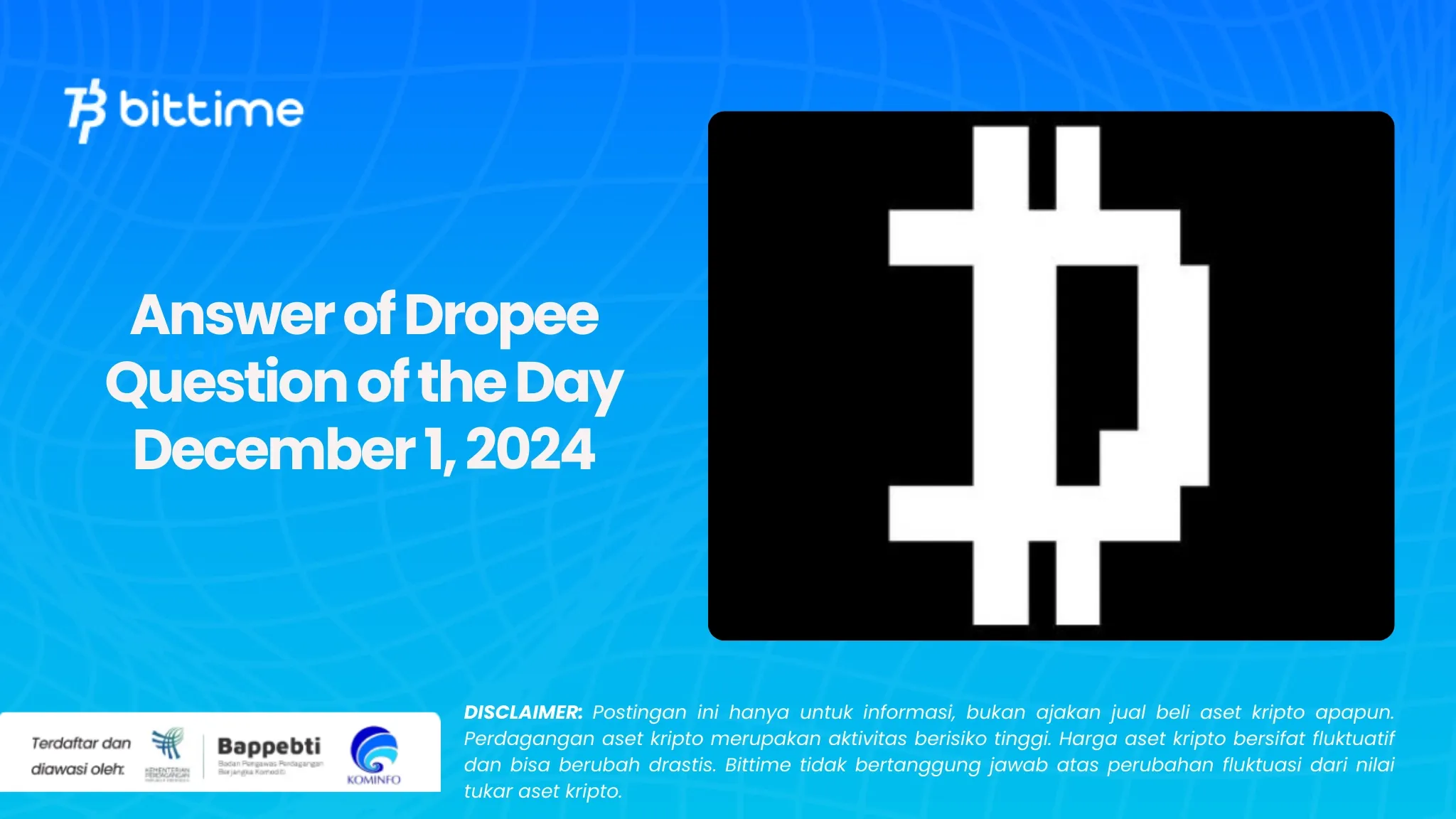 Answer of Dropee Question of the Day December 1, 2024