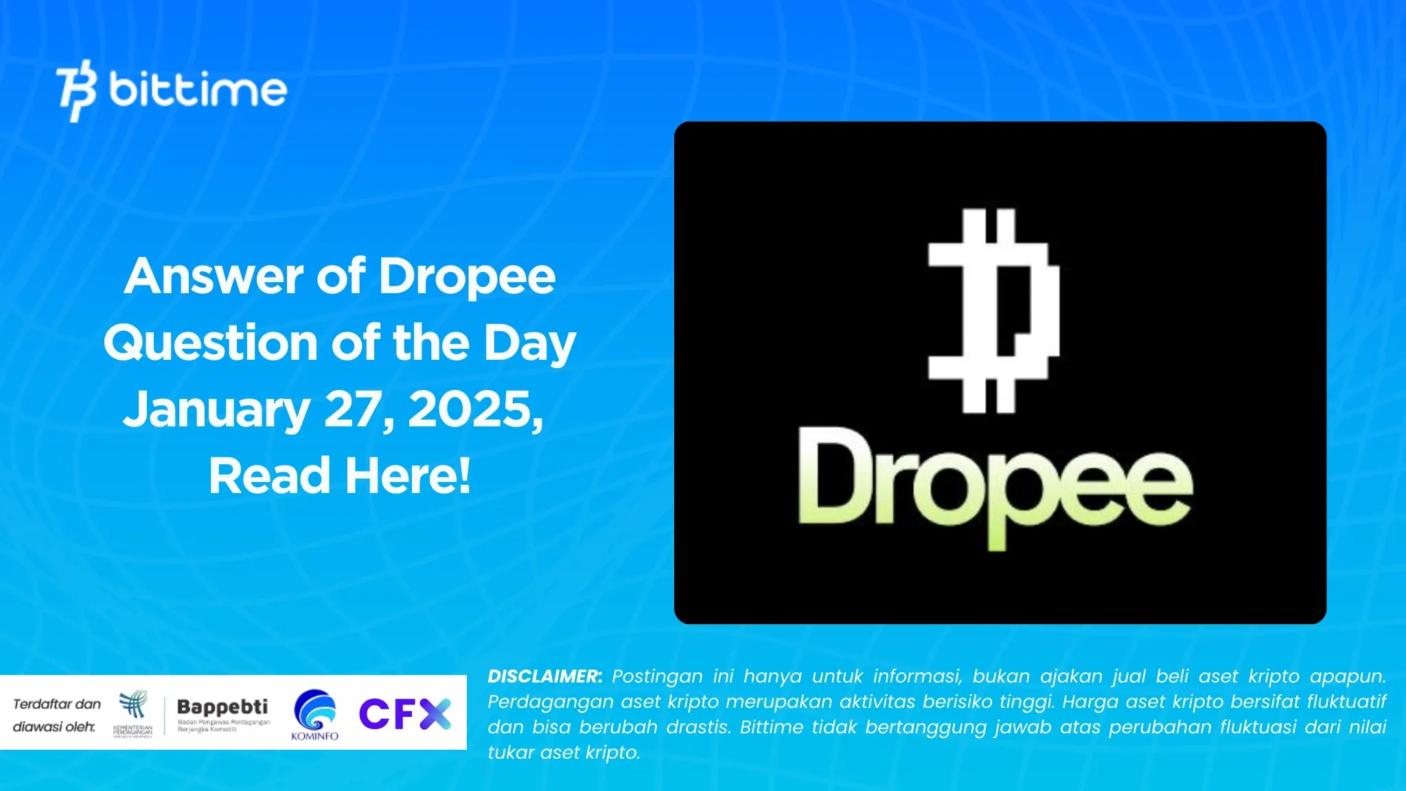 Dropee Question of the Day January 27, 2025