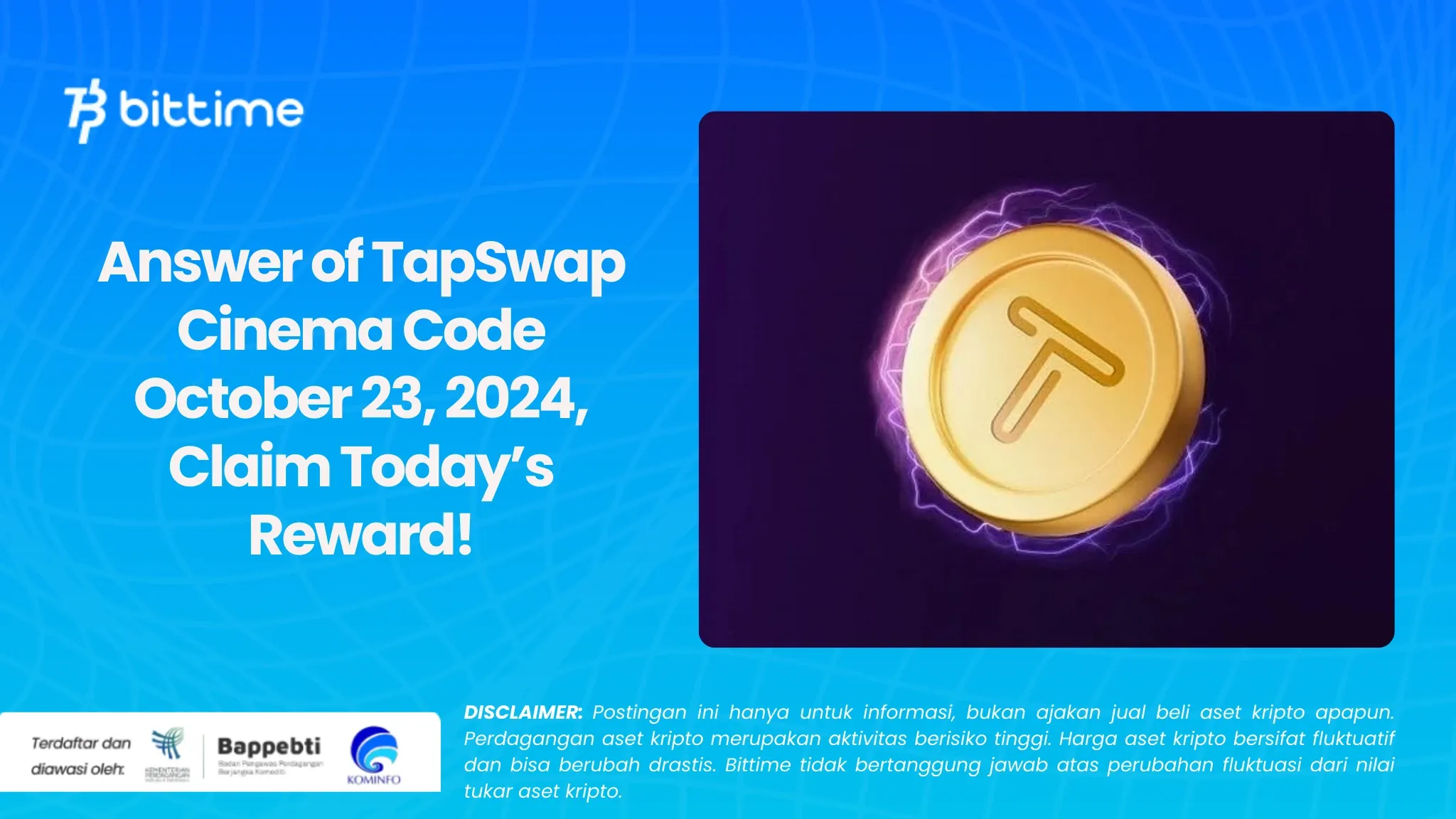 Answer of TapSwap Cinema Code October 23, 2024