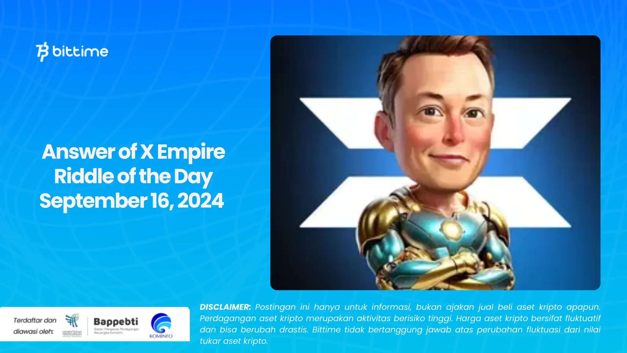 X Empire Riddle of the Day September 16, 2024