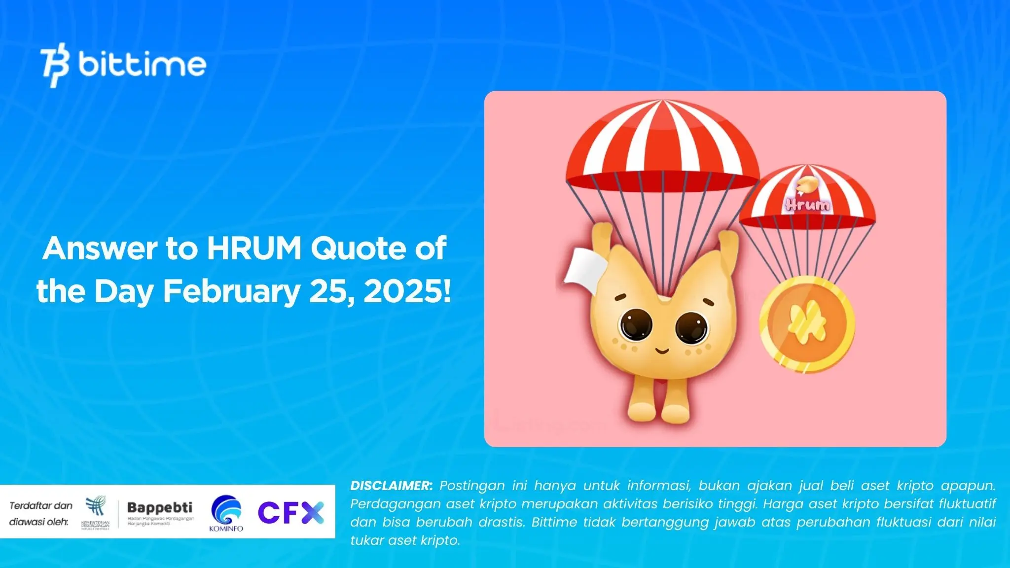 Answer to HRUM Quote of the Day February 25, 2025!