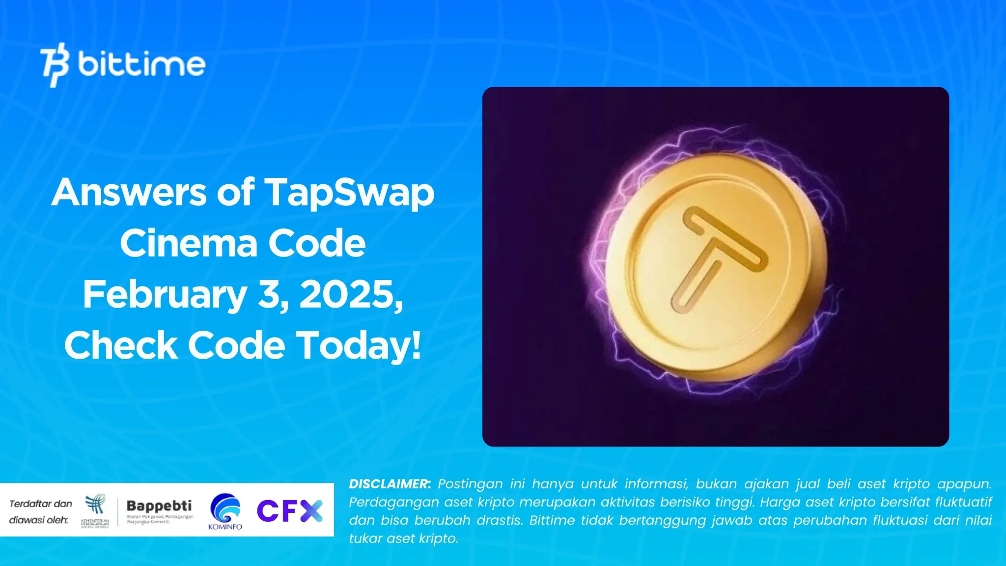Answers of TapSwap Cinema Code February 3, 2025, Check Code Today!