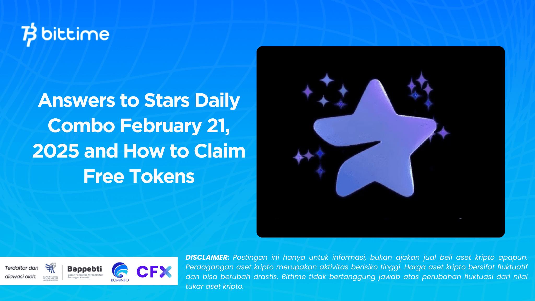 Answers to Stars Daily Combo February 21, 2025 and How to Claim Free Tokens.png