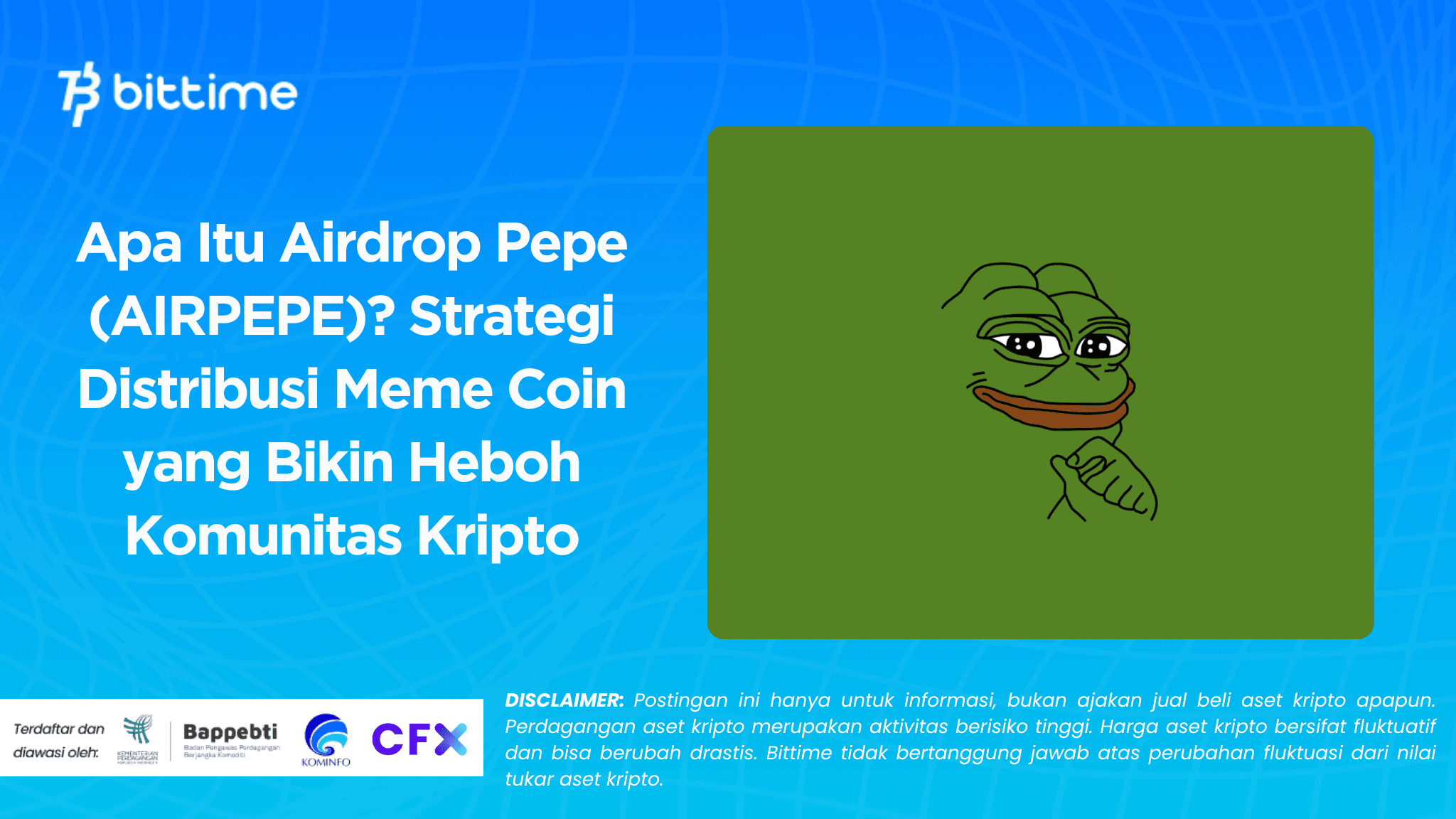 Apa Itu Airdrop Pepe (AIRPEPE)? Strategi Distribusi Meme Coin yang Bikin Heboh Komunitas Kripto