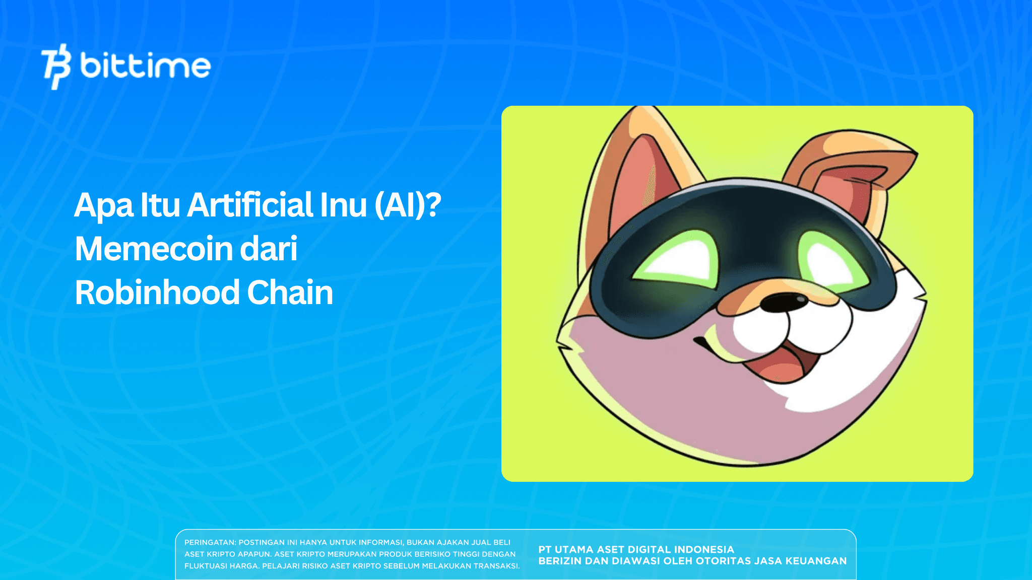 Apa Itu Artificial Inu (AI)? Memecoin dari Robinhood Chain