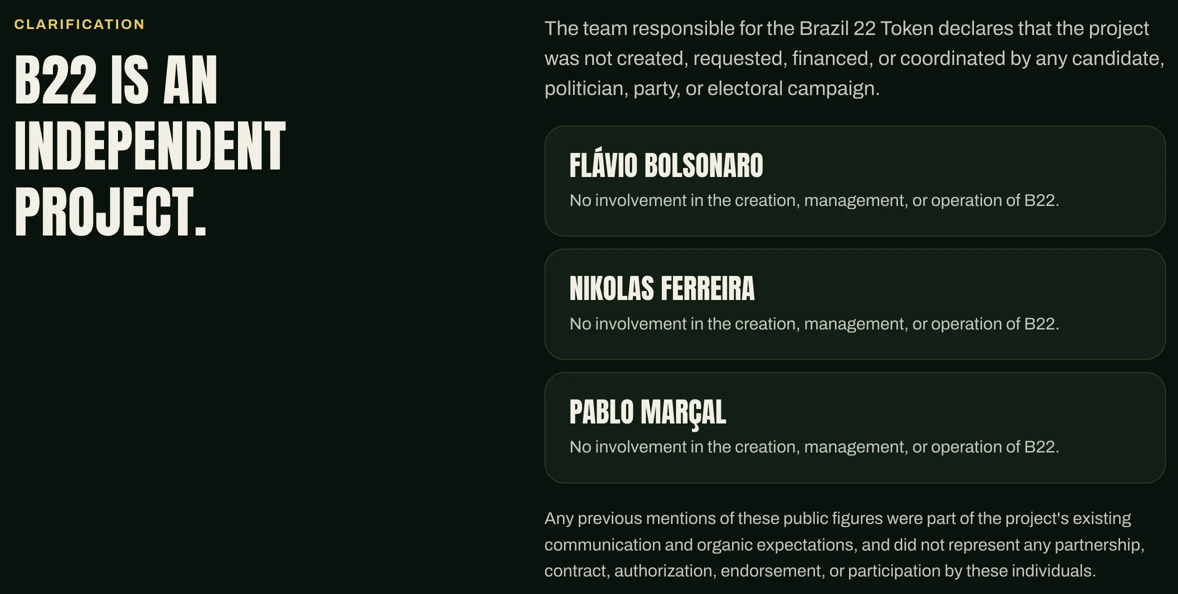 Apa Itu Brasil 22 (B22) Mengenal Token Solana dengan Pesan Politik - independen.webp