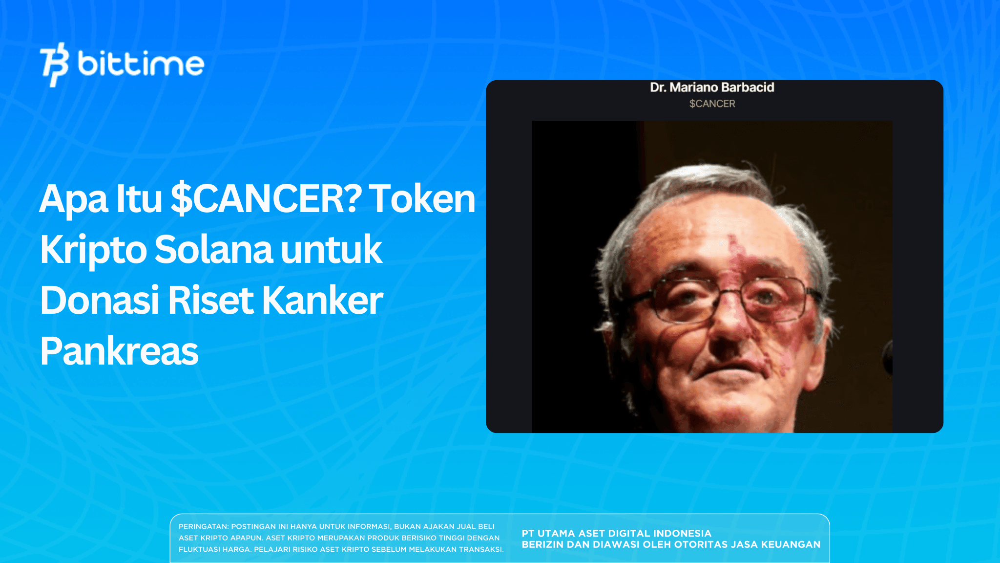 Apa Itu $CANCER? Token Kripto Solana untuk Donasi Riset Kanker Pankreas