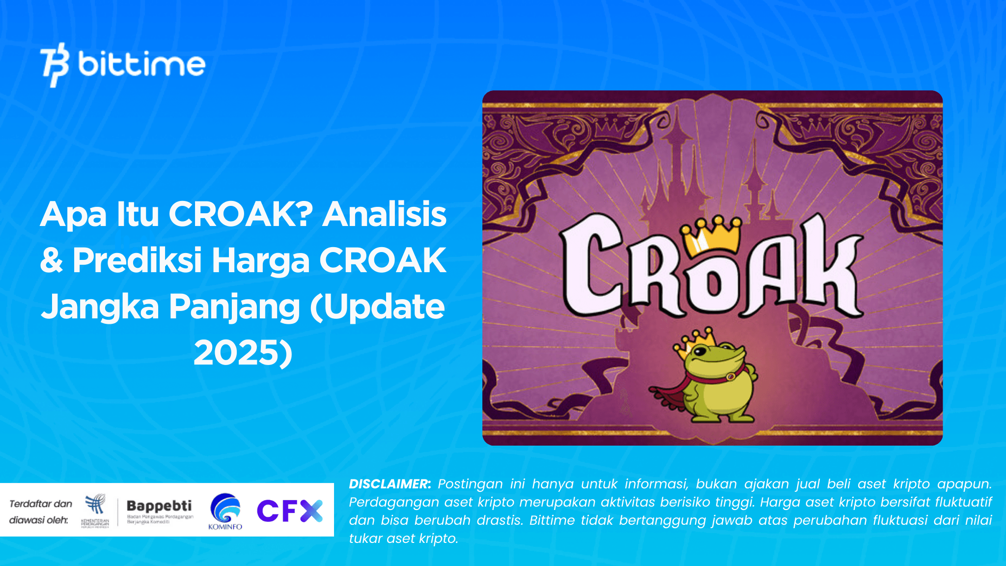 Apa Itu CROAK? Analisis & Prediksi Harga CROAK Jangka Panjang (Update 2025)