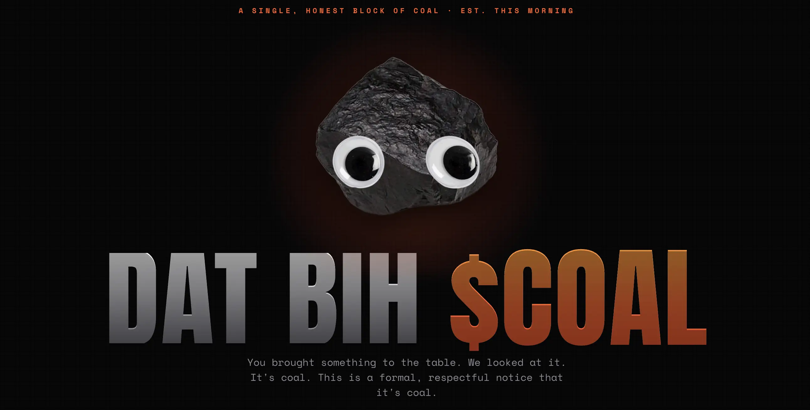 Apa Itu DAT BIH $COAL Mengenal Meme Coin Bertema Batu Bara di Robinhood Chain - home.webp