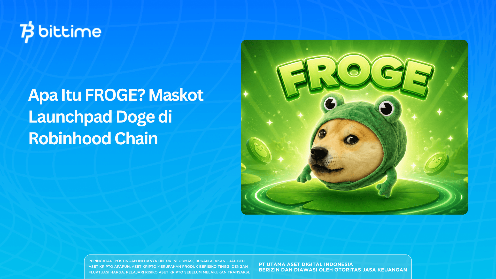 Apa Itu FROGE? Maskot Launchpad Doge di Robinhood Chain
