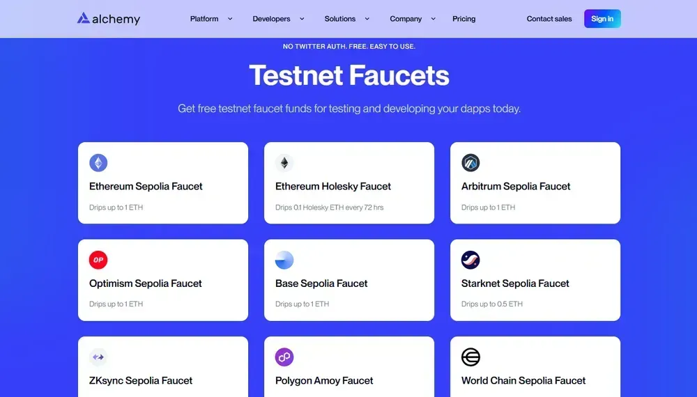 What is Alchemy Faucet