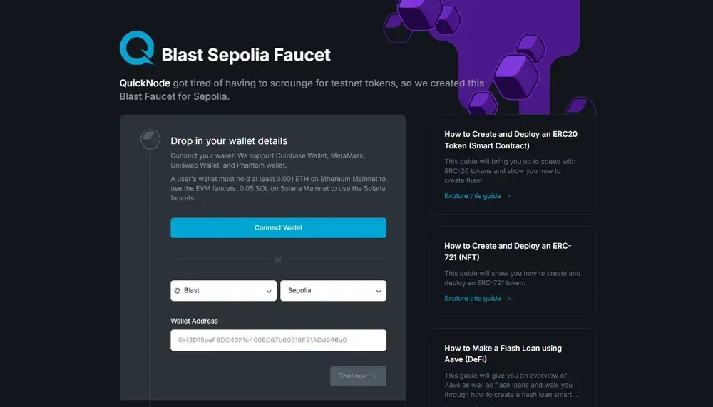 What is QuickNode Faucet
