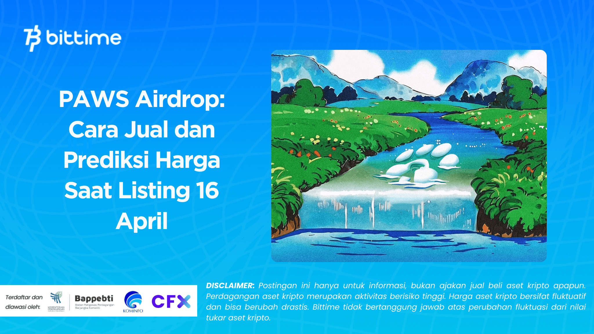 Paws Airdrop cara jual saat listing