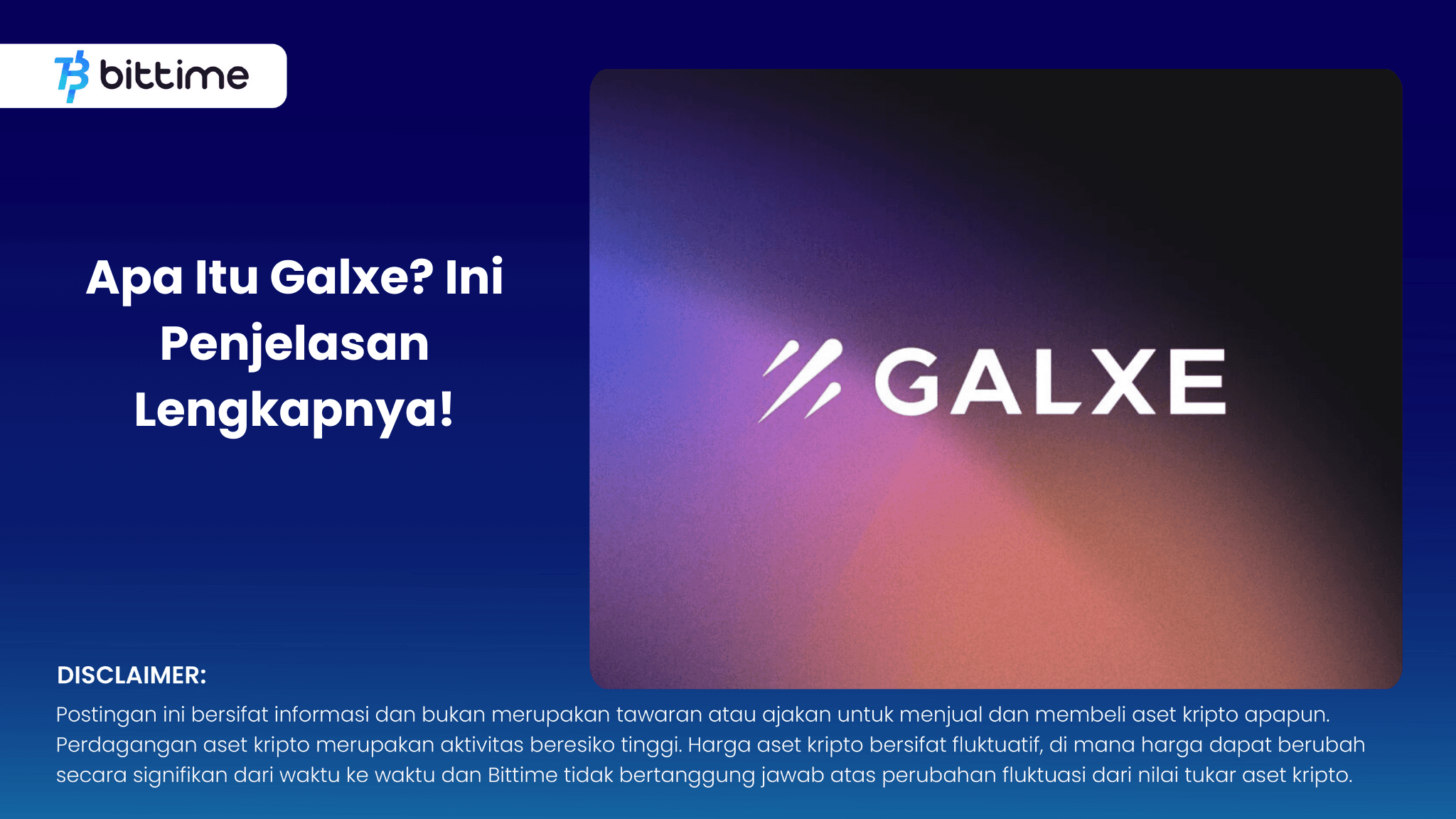 Apa Itu Galxe? Ini Penjelasan Lengkapnya!