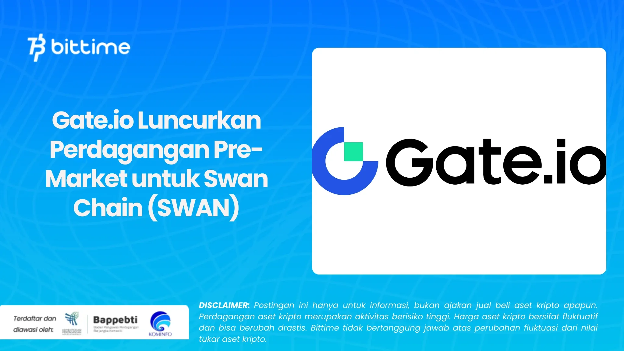 Gate.io Launches Pre-Market Trading for Swan Chain (SWAN)