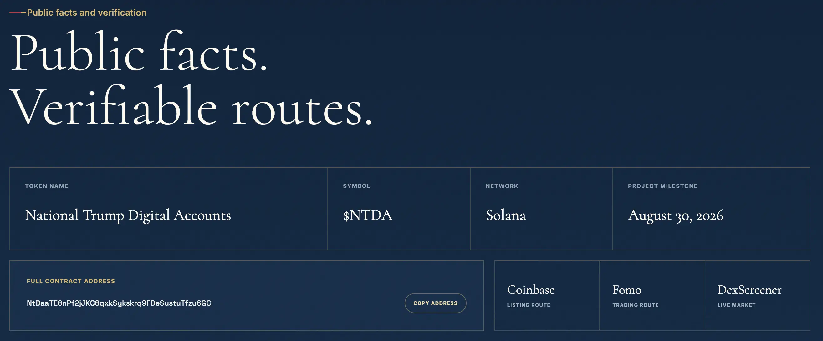 Apa Itu NTDA (National Trump Digital Accounts) Proyek Kripto Berbasis Solana - verif.webp