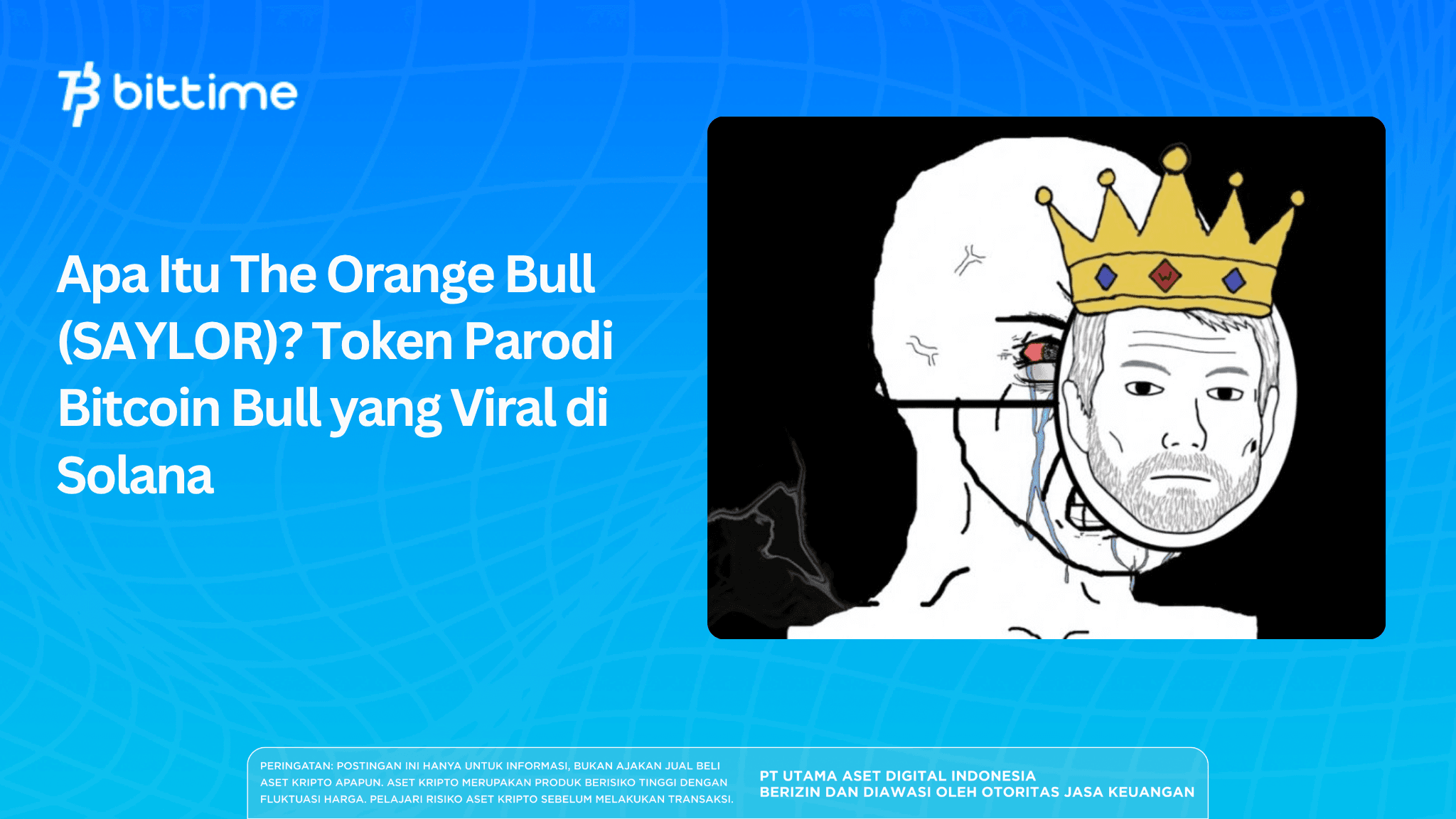 Apa Itu The Orange Bull (SAYLOR)? Token Parodi Bitcoin Bull yang Viral di Solana