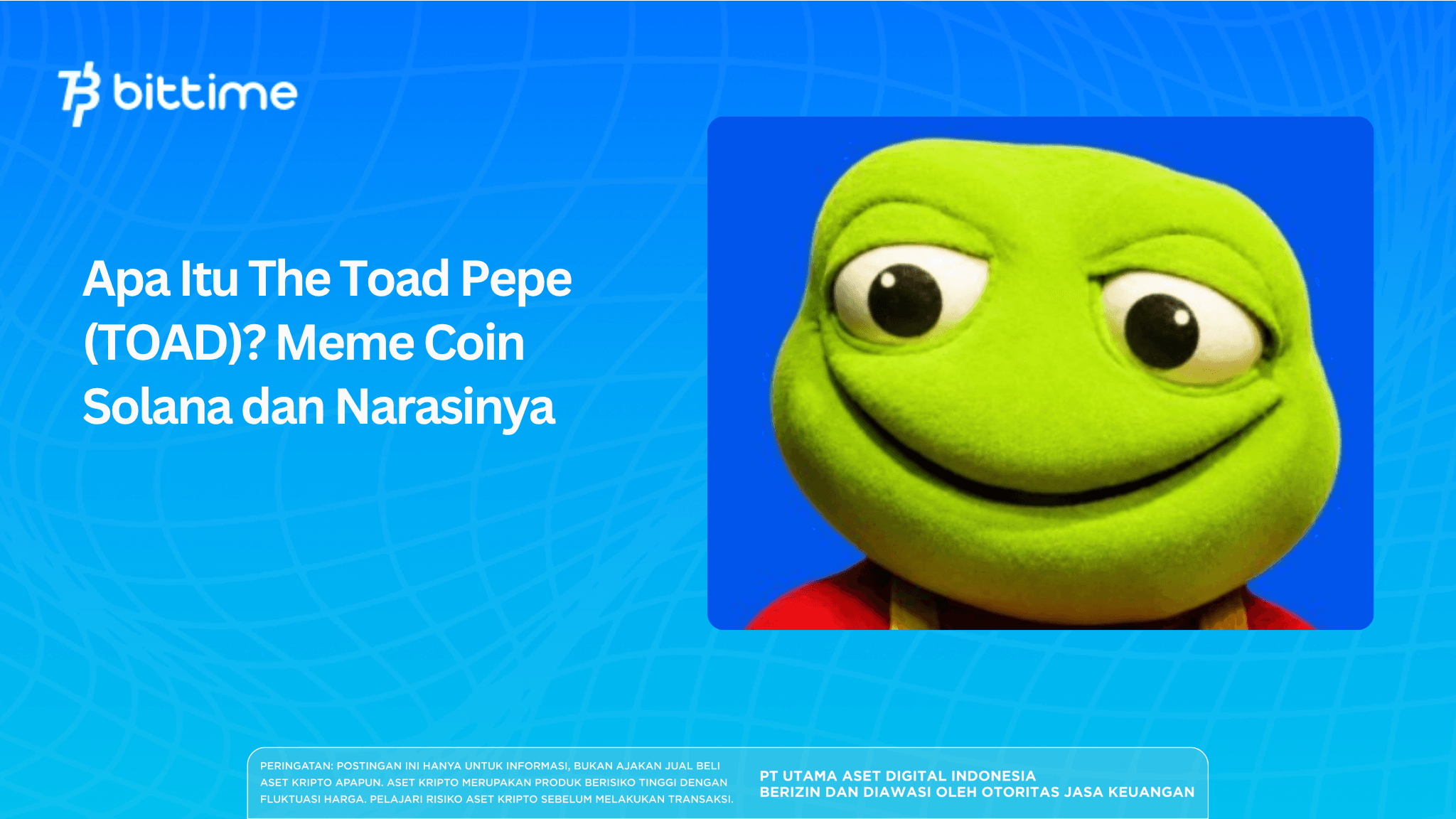 Apa Itu The Toad Pepe (TOAD)? Meme Coin Solana dan Narasinya